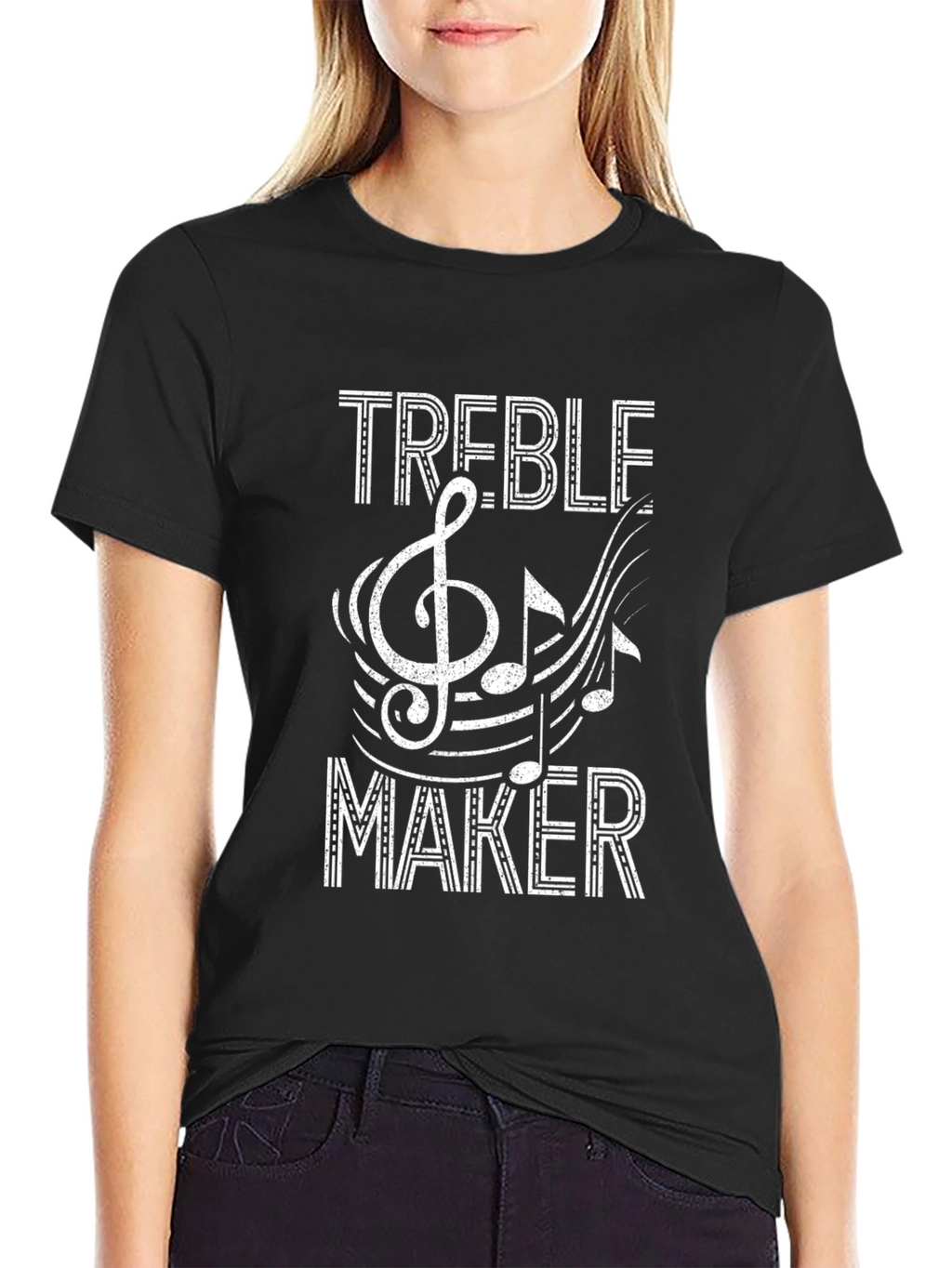 Treble Maker Music T-Shirt - Black Cotton Tee