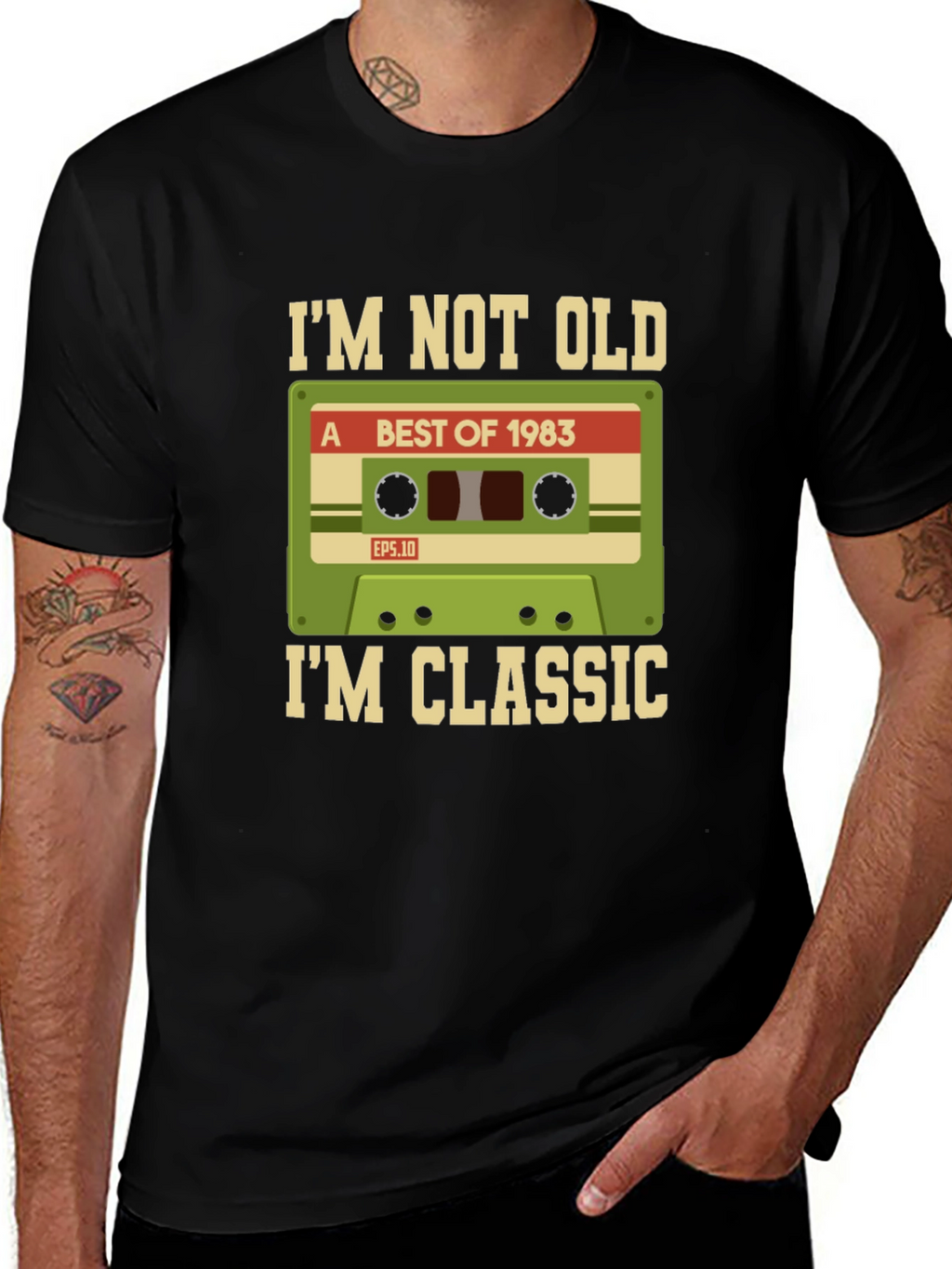 Im Not Old Im Classic 1983 Cassette T-Shirt