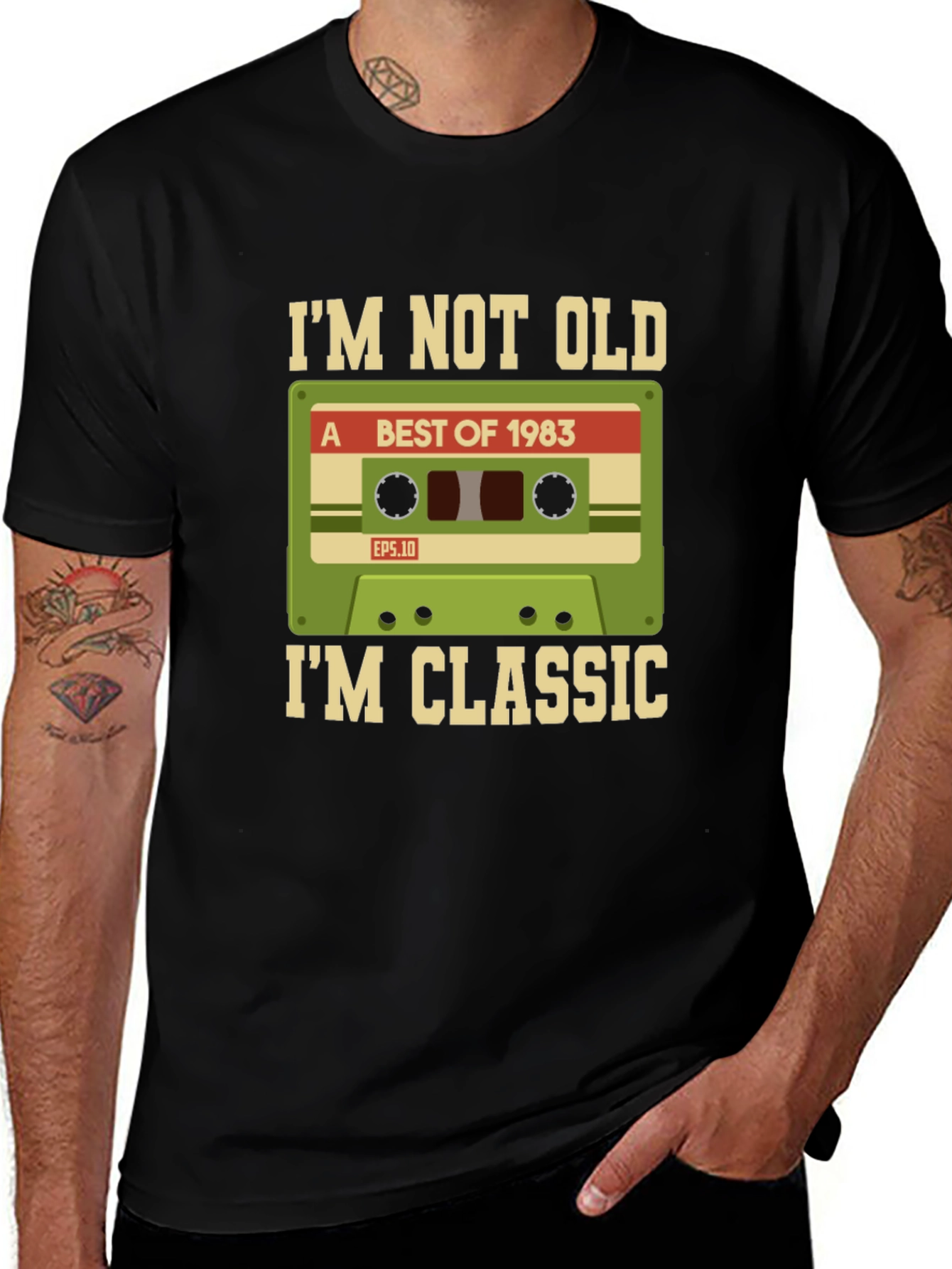 Im Not Old Im Classic 1983 Cassette T-Shirt