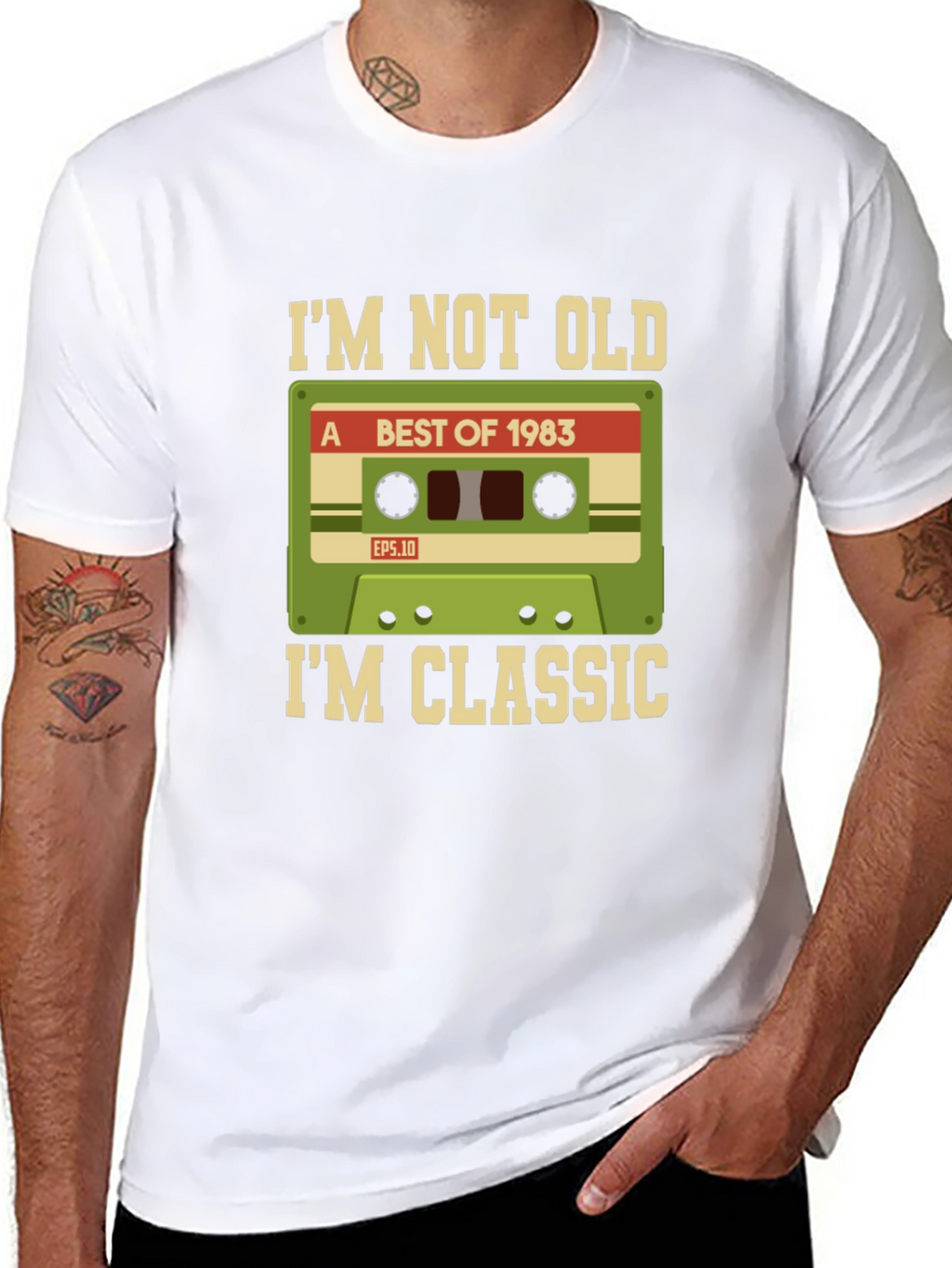 Im Not Old Im Classic 1983 Cassette T-Shirt