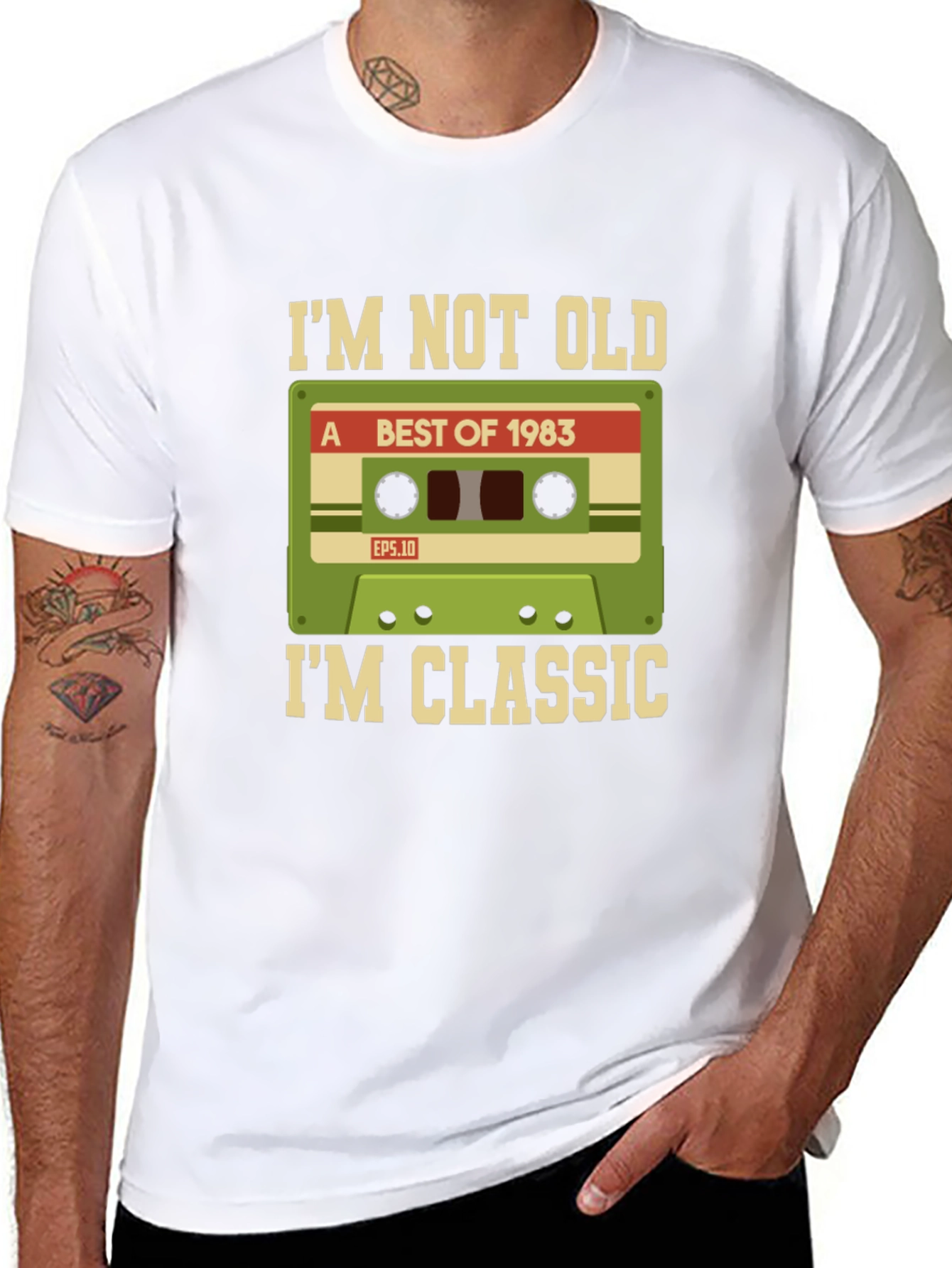 Im Not Old Im Classic 1983 Cassette T-Shirt