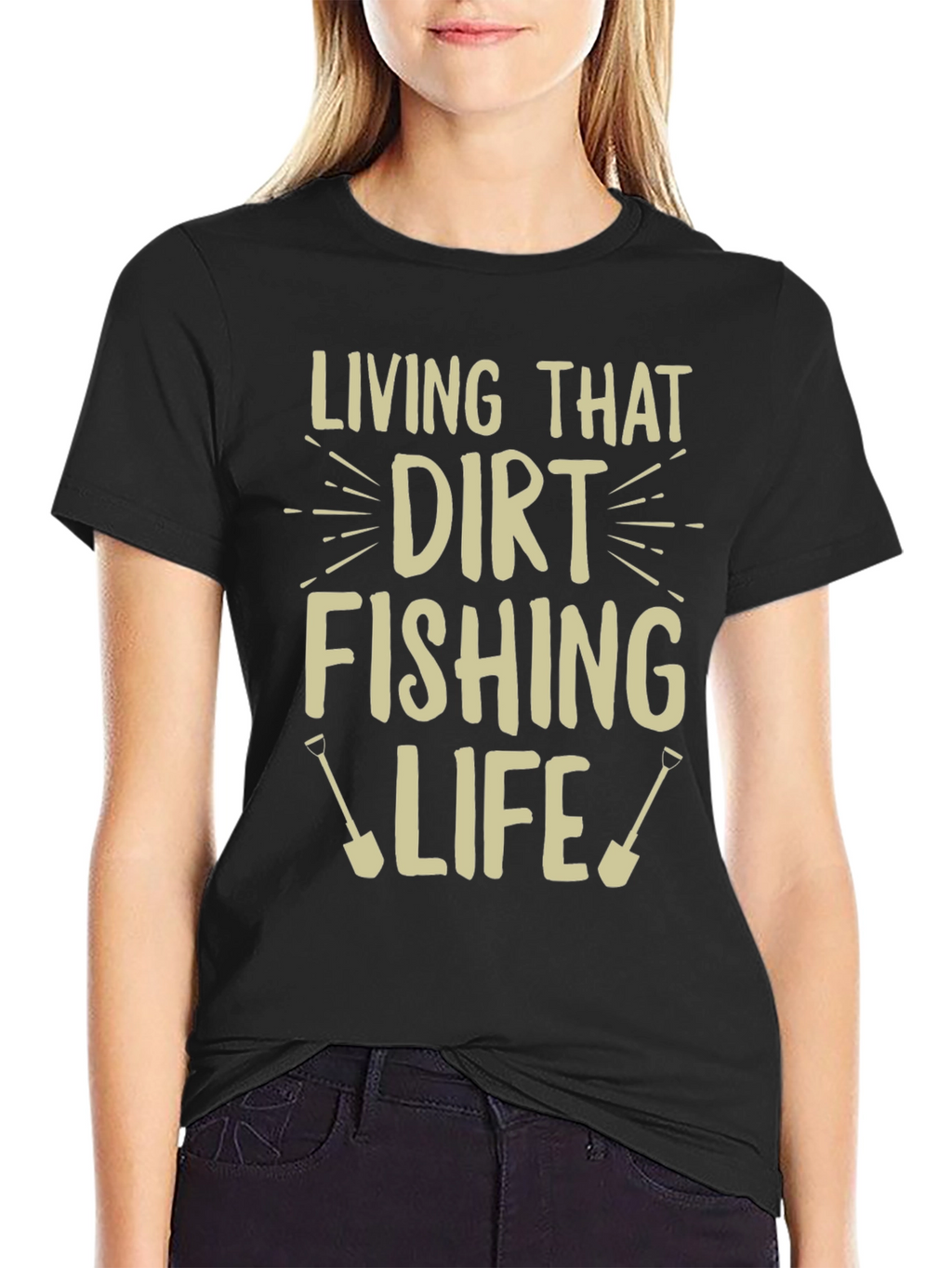 Dirt Fishing Life T-Shirt Funny Hobby Tee