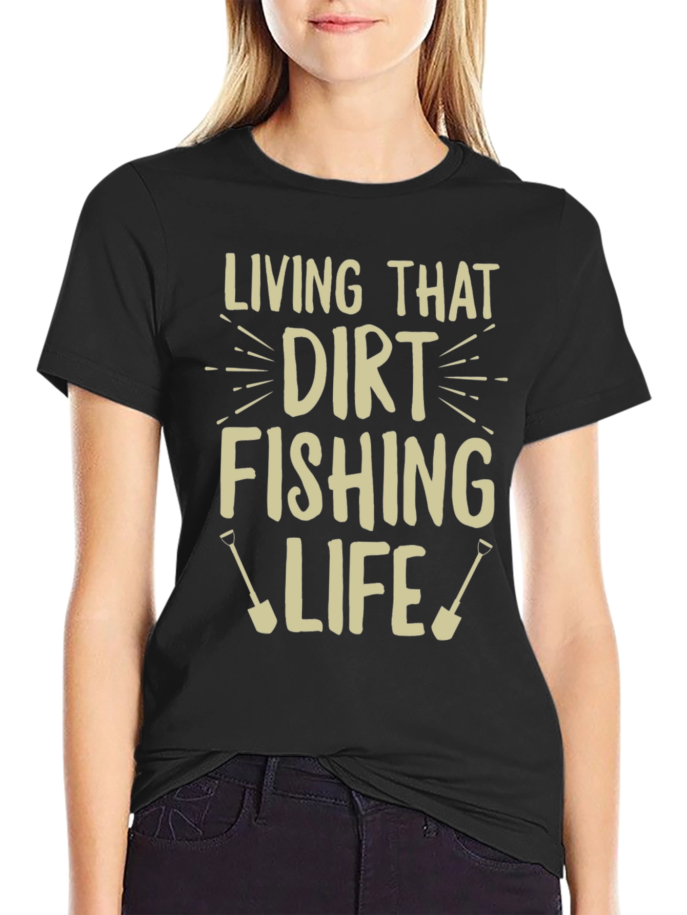 Dirt Fishing Life T-Shirt Funny Hobby Tee