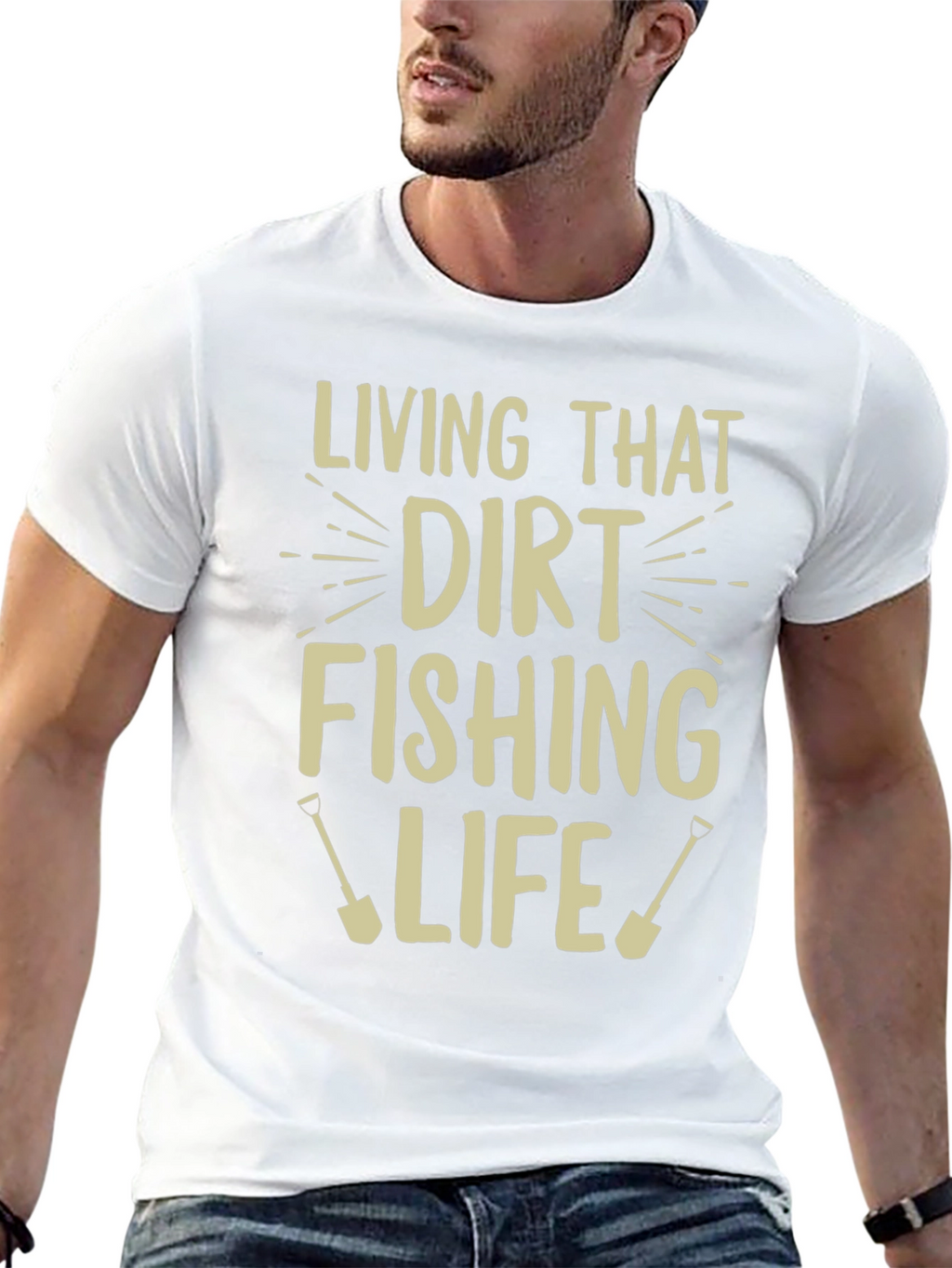 Dirt Fishing Life T-Shirt Funny Hobby Tee