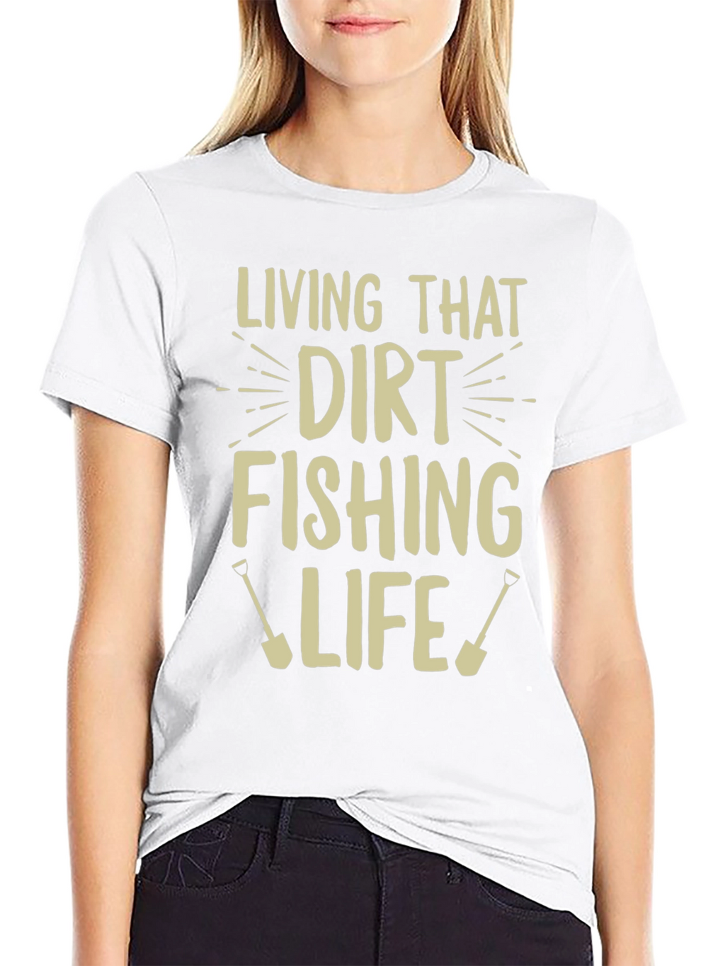 Dirt Fishing Life T-Shirt Funny Hobby Tee