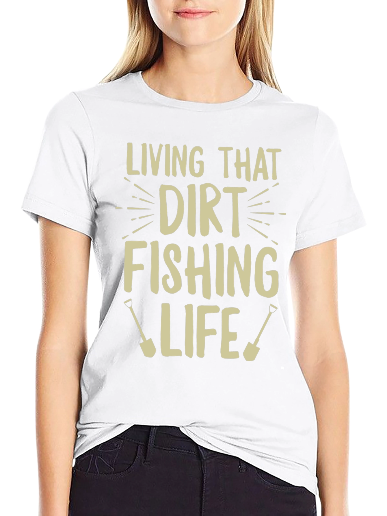 Dirt Fishing Life T-Shirt Funny Hobby Tee
