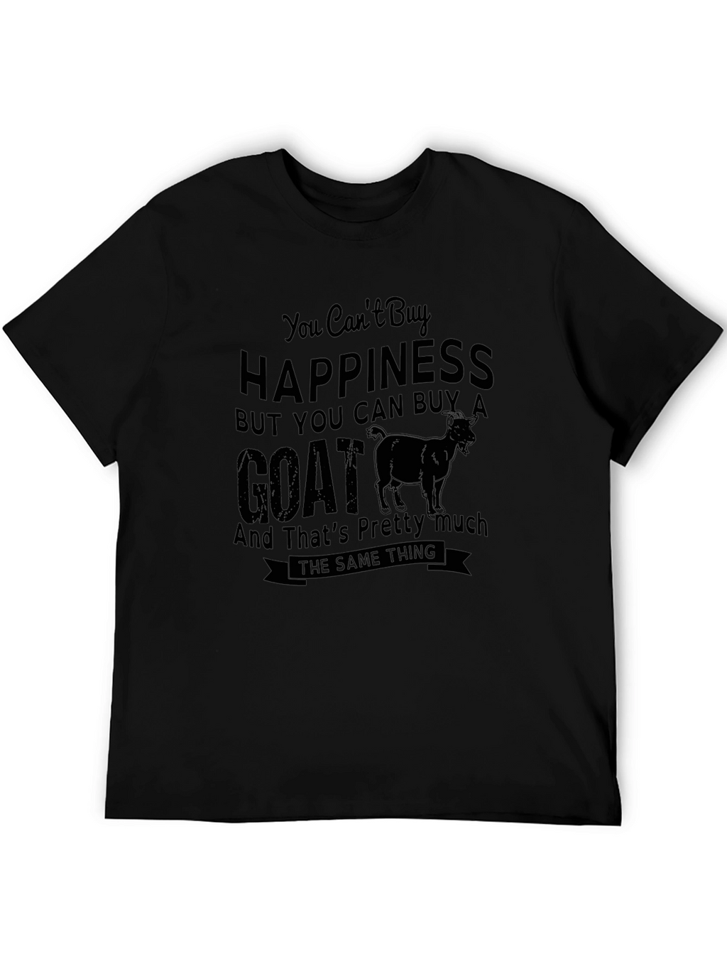 Funny Goat Lover T-Shirt: Cant Buy Happiness
