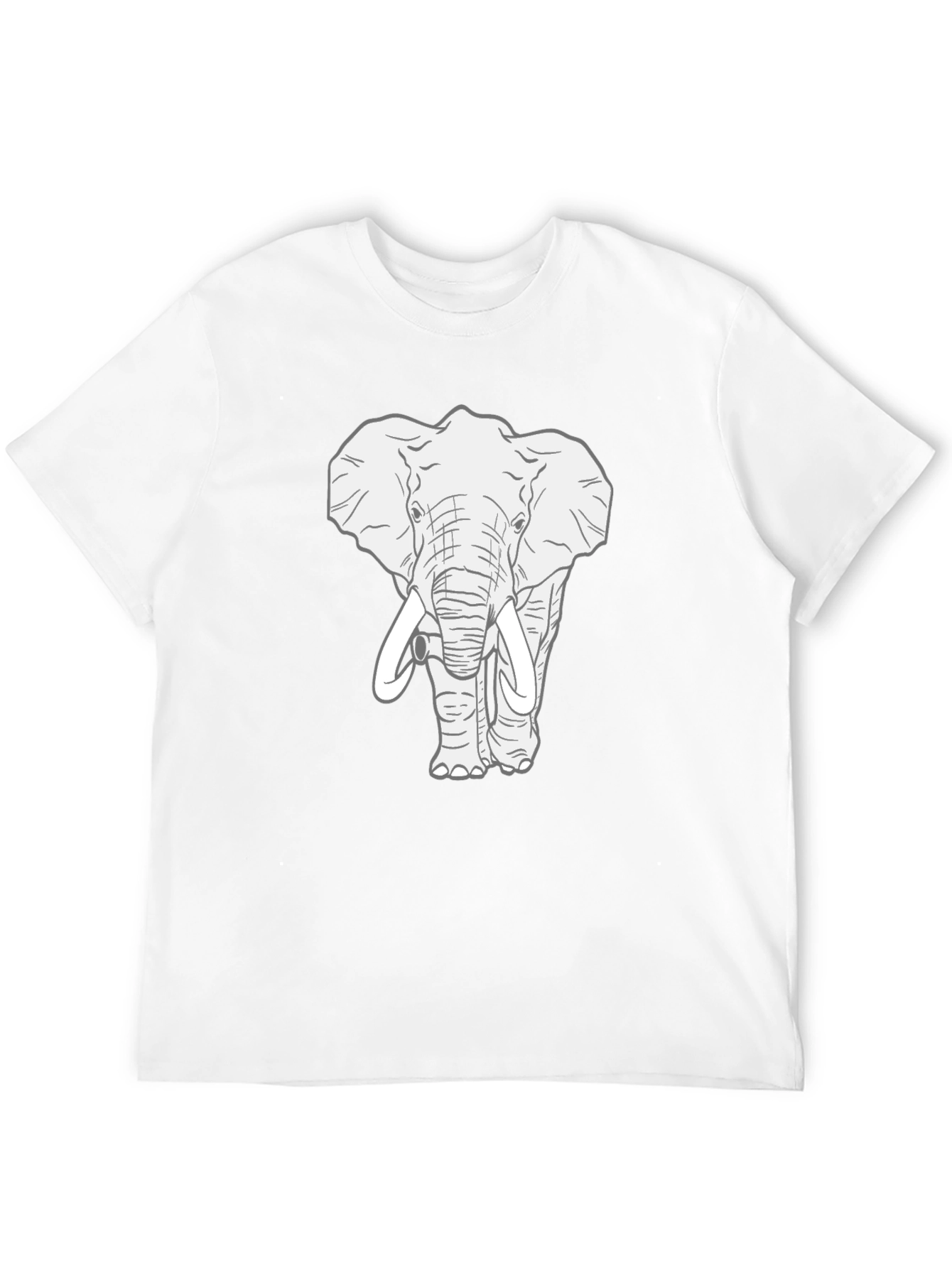 Elephant Graphic Tee - Cool Animal T-Shirt