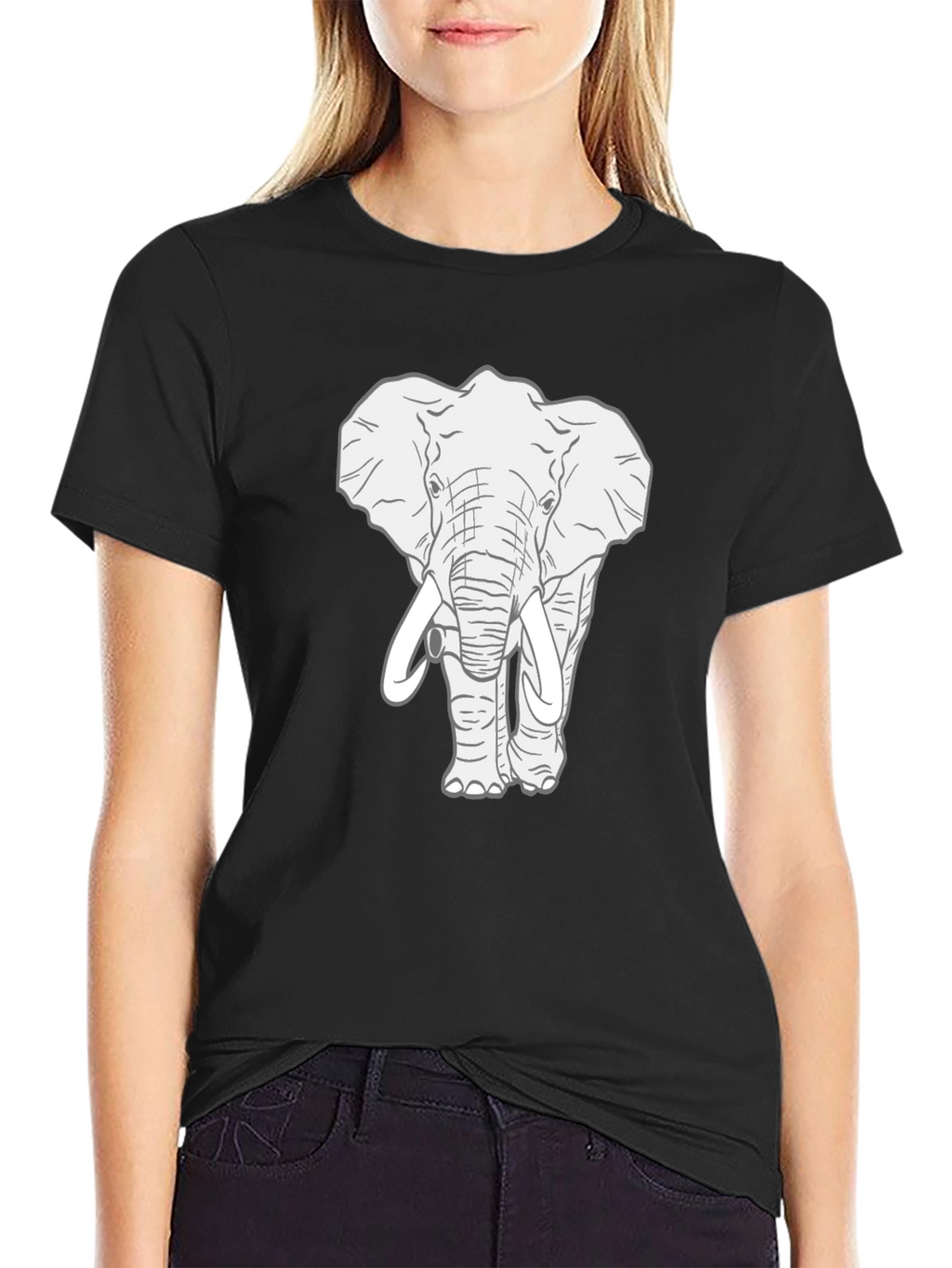 Elephant Graphic Tee - Cool Animal T-Shirt