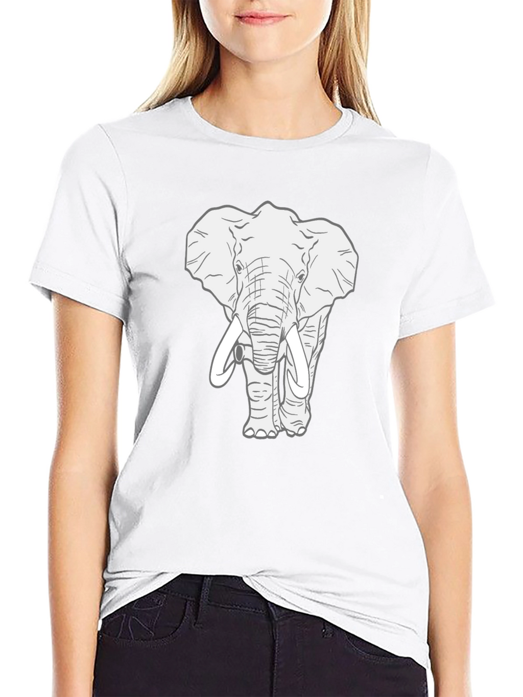 Elephant Graphic Tee - Cool Animal T-Shirt