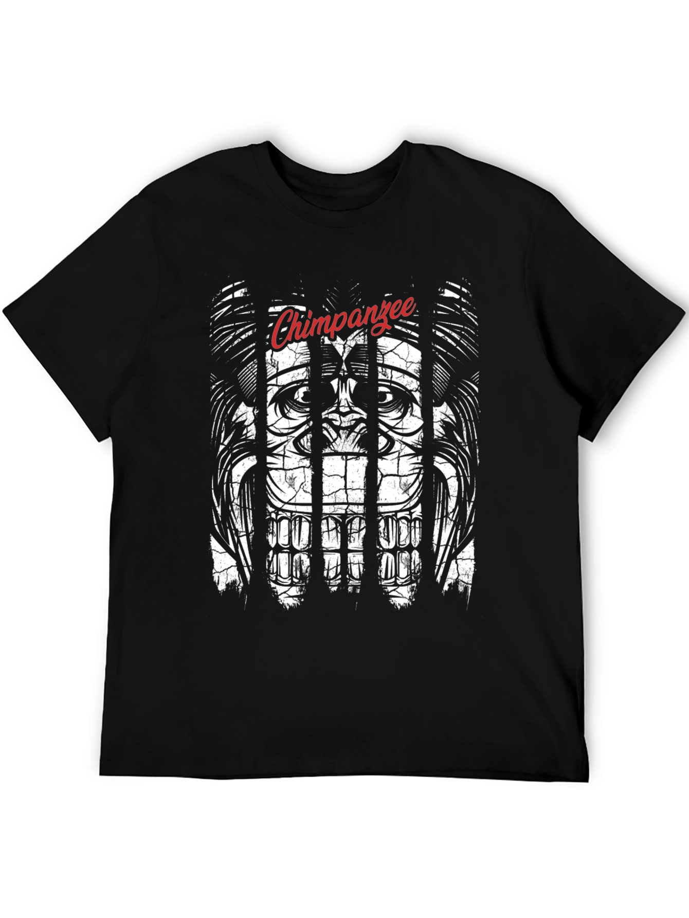 Chimpanzee Behind Bars Graphic Tee
