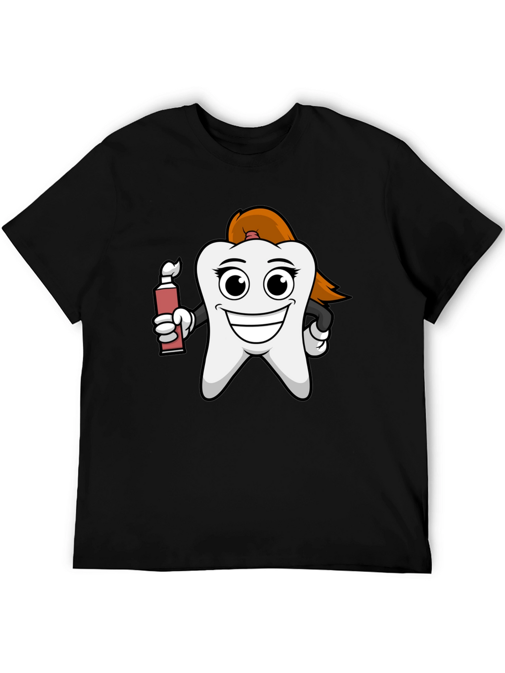 Dental Humor T-Shirt - Cartoon Tooth Design