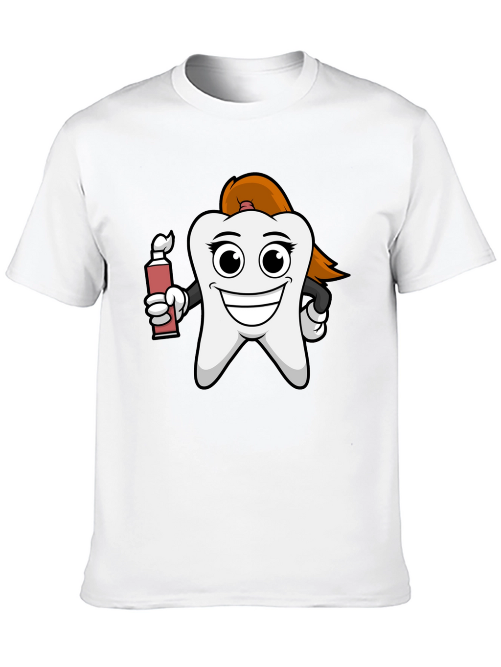 Dental Humor T-Shirt - Cartoon Tooth Design