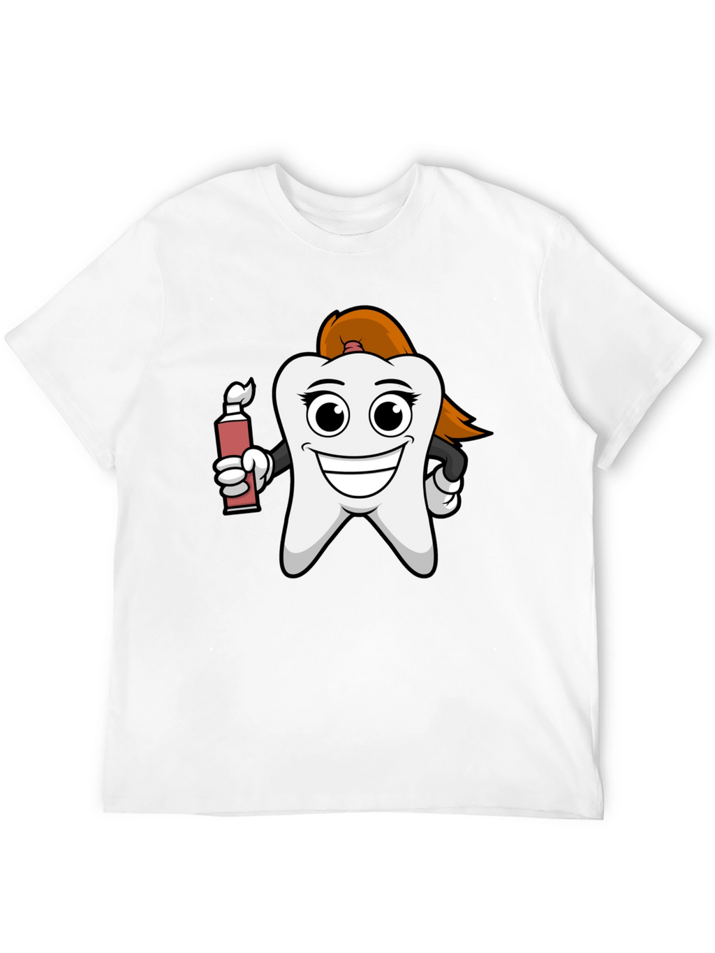 Dental Humor T-Shirt - Cartoon Tooth Design