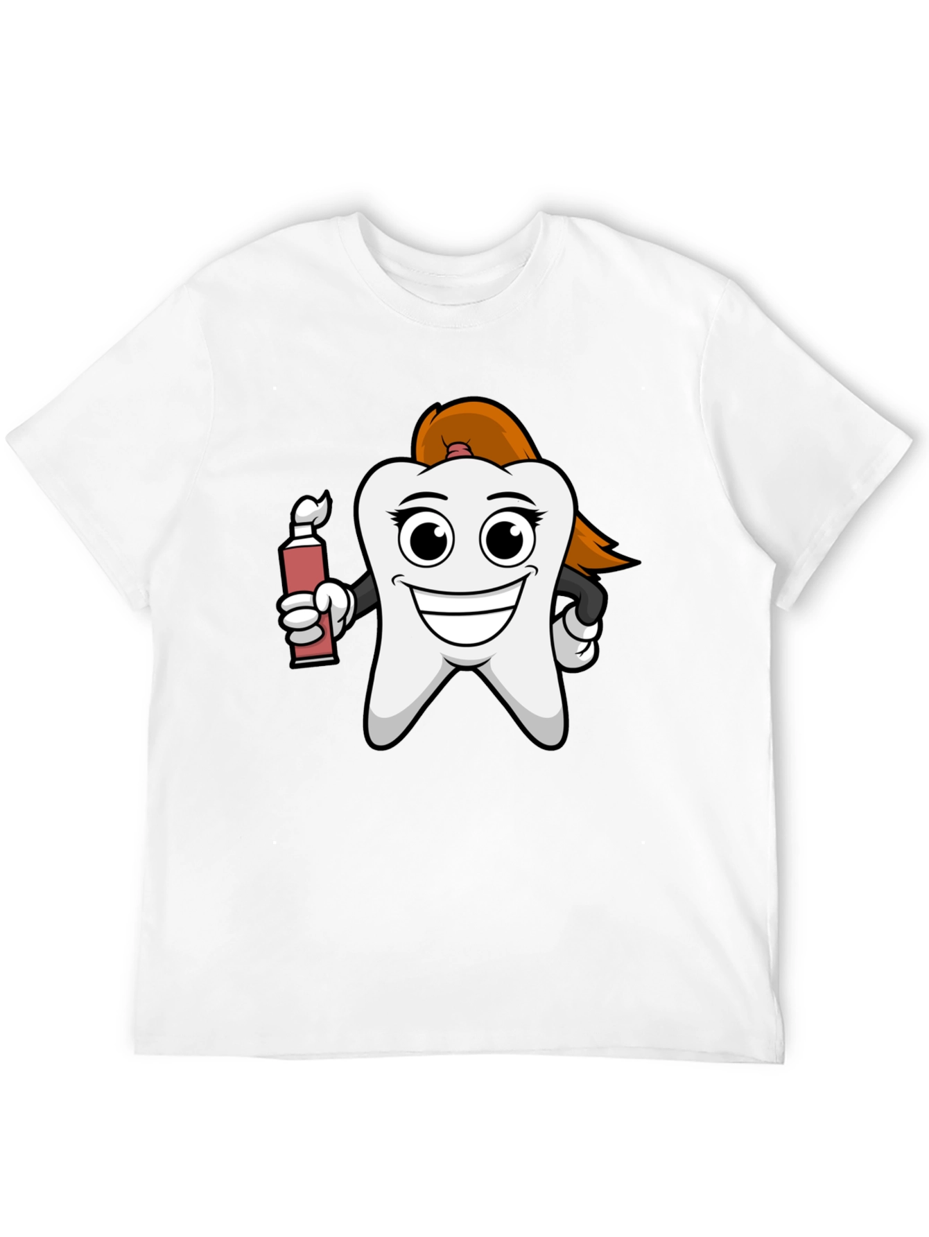 Dental Humor T-Shirt - Cartoon Tooth Design