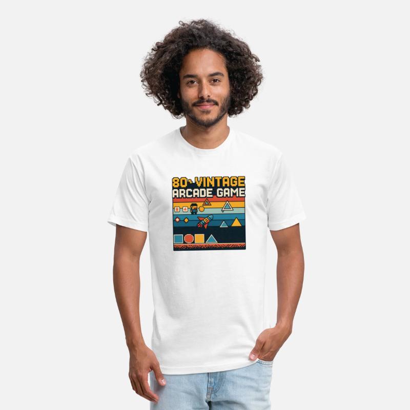 80s Vintage Arcade Game - Retro Pixel Art Design