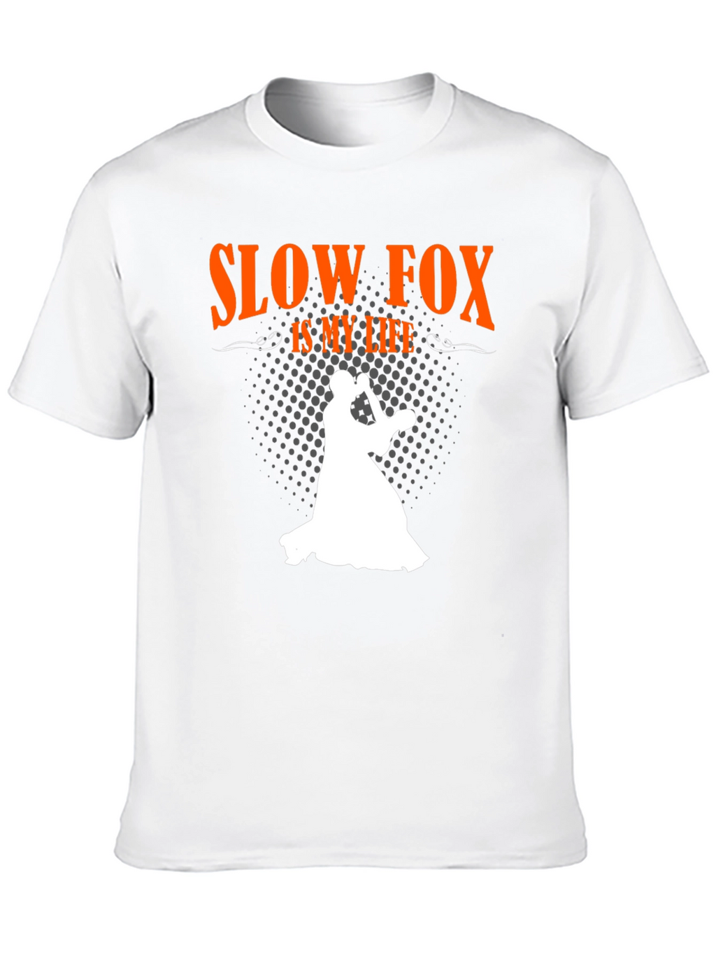 Slow Fox is My Life Black T-Shirt