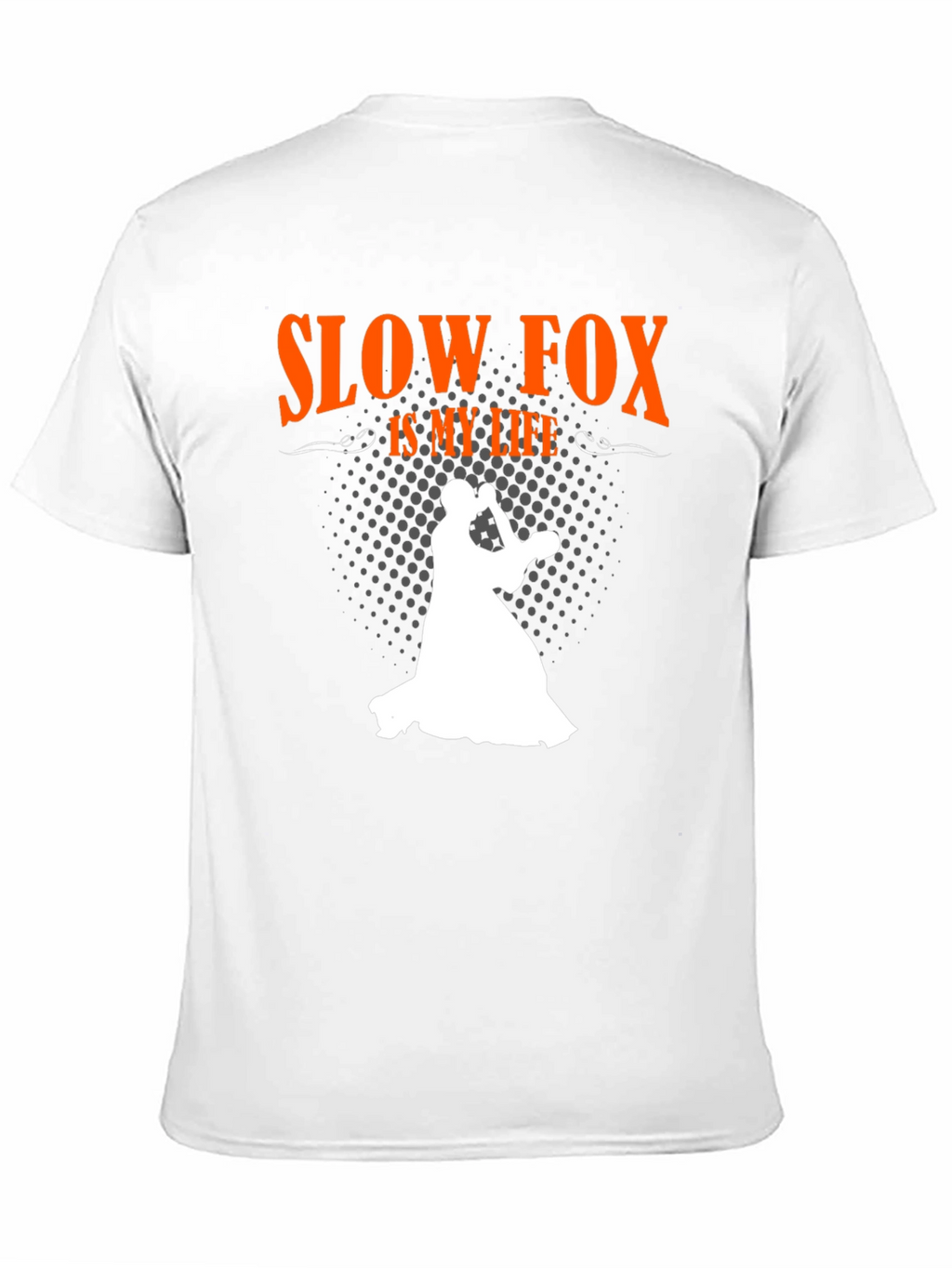 Slow Fox is My Life Black T-Shirt