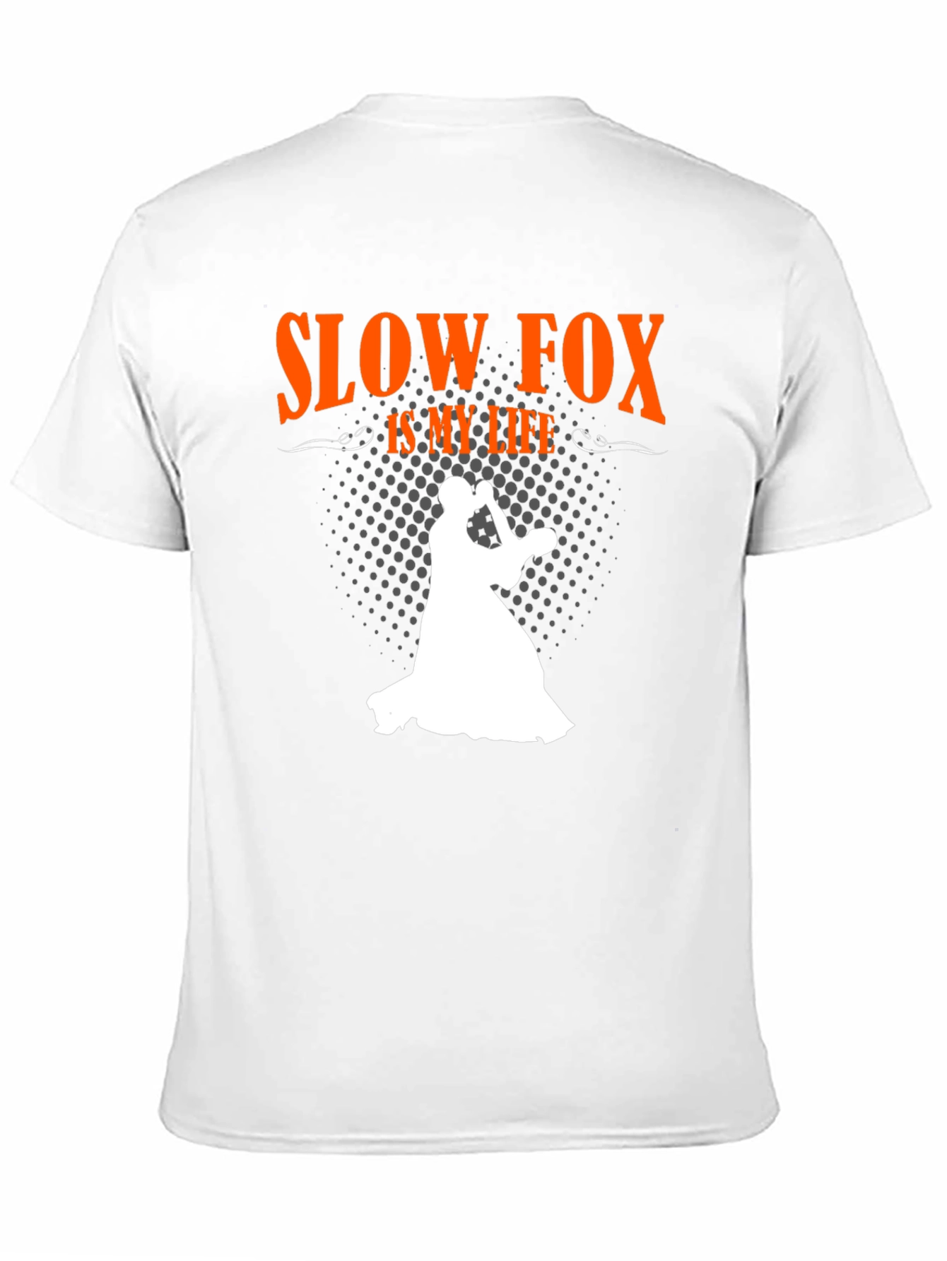 Slow Fox is My Life Black T-Shirt