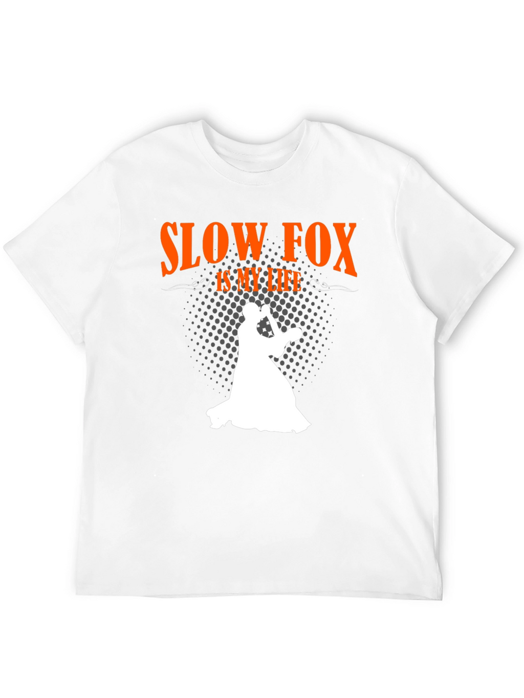 Slow Fox is My Life Black T-Shirt