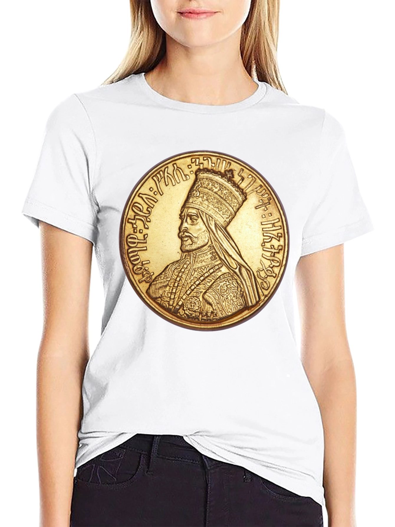Ethiopian Emperor T-Shirt - Black