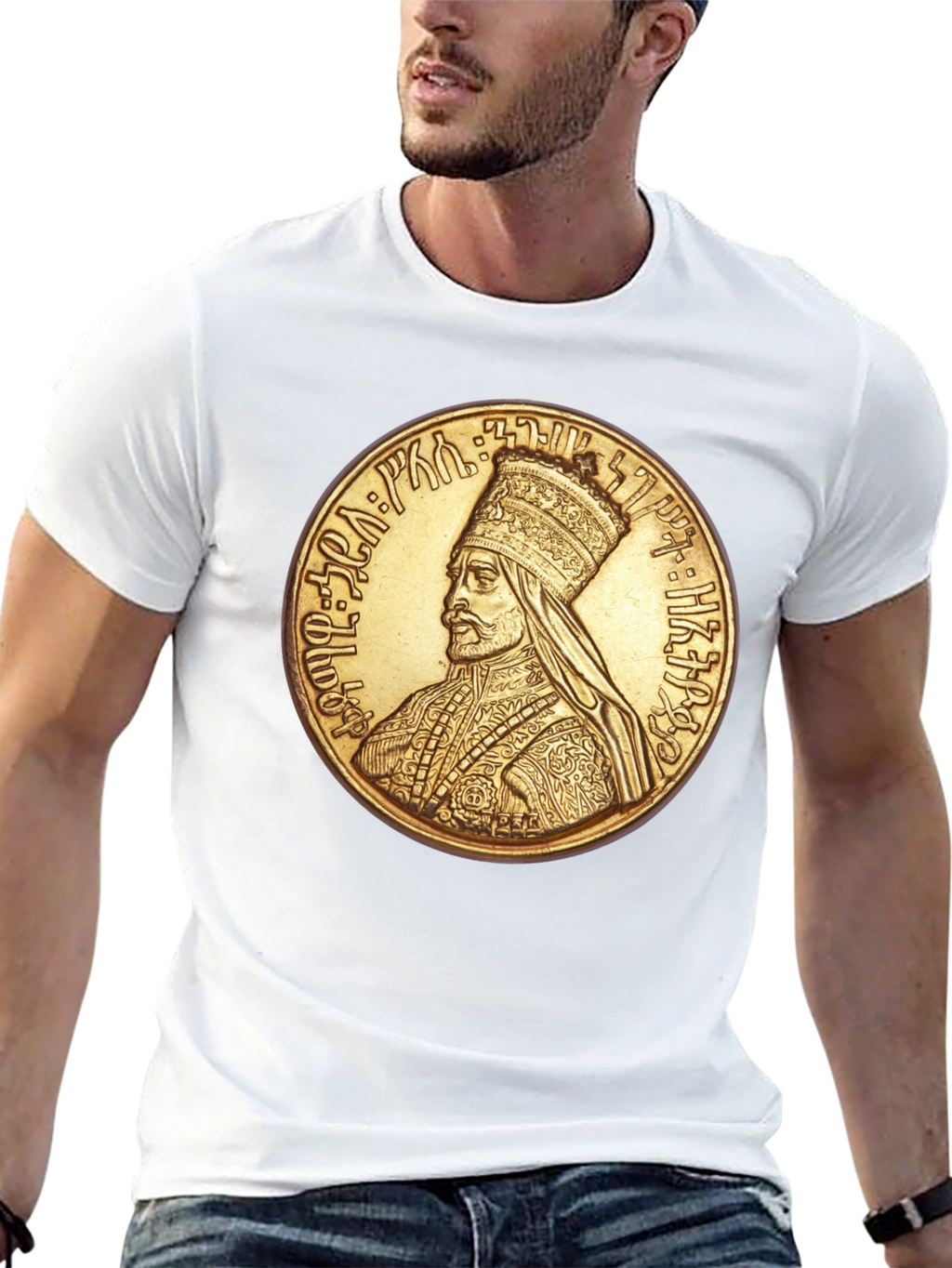 Ethiopian Emperor T-Shirt - Black