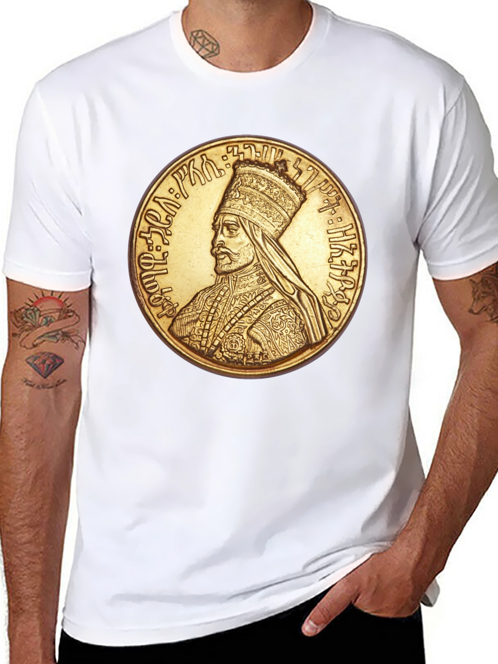 Ethiopian Emperor T-Shirt - Black