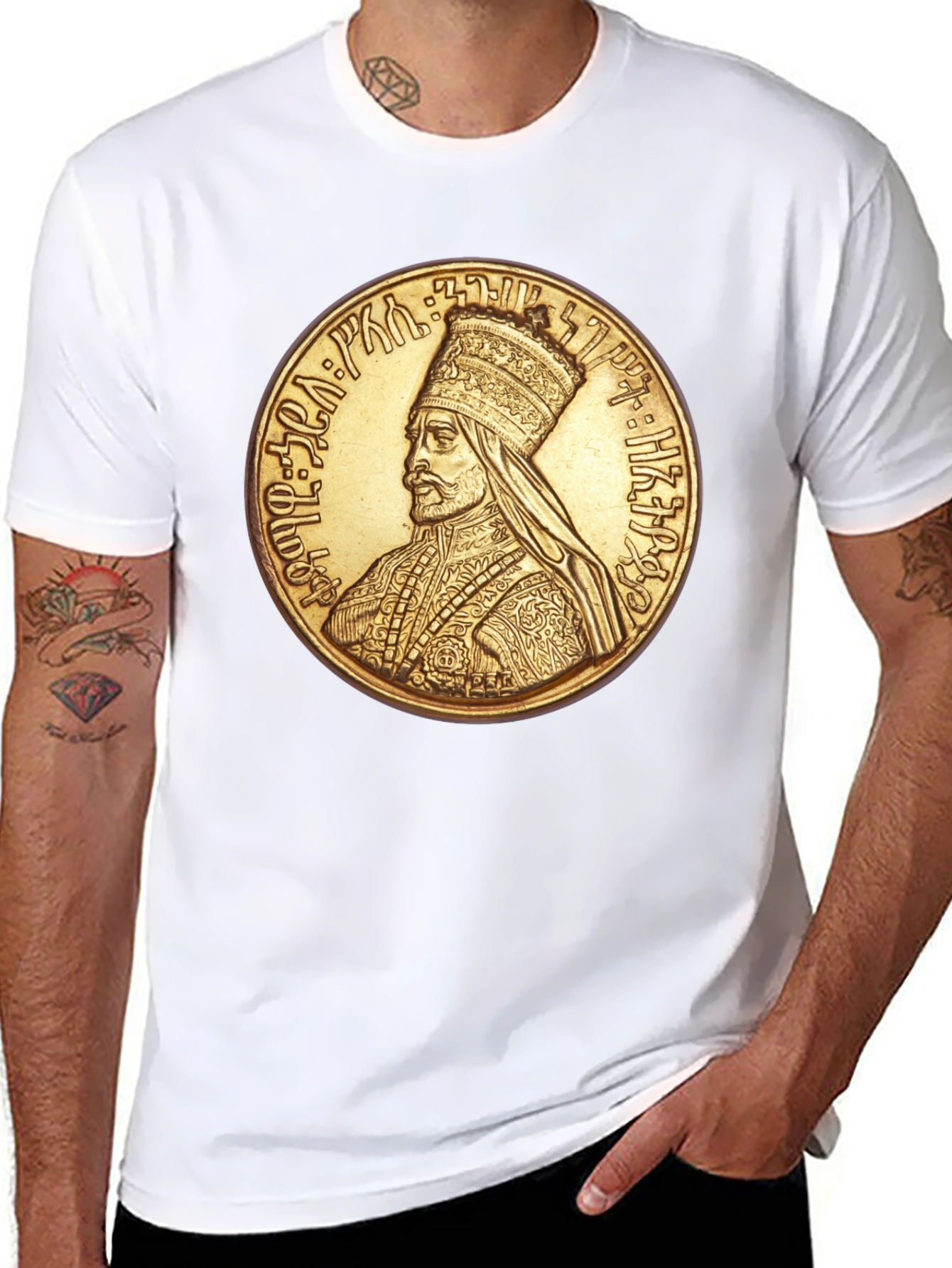 Ethiopian Emperor T-Shirt - Black