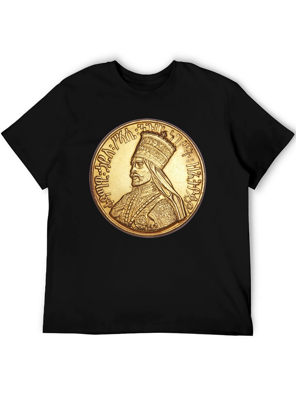 Ethiopian Emperor T-Shirt - Black