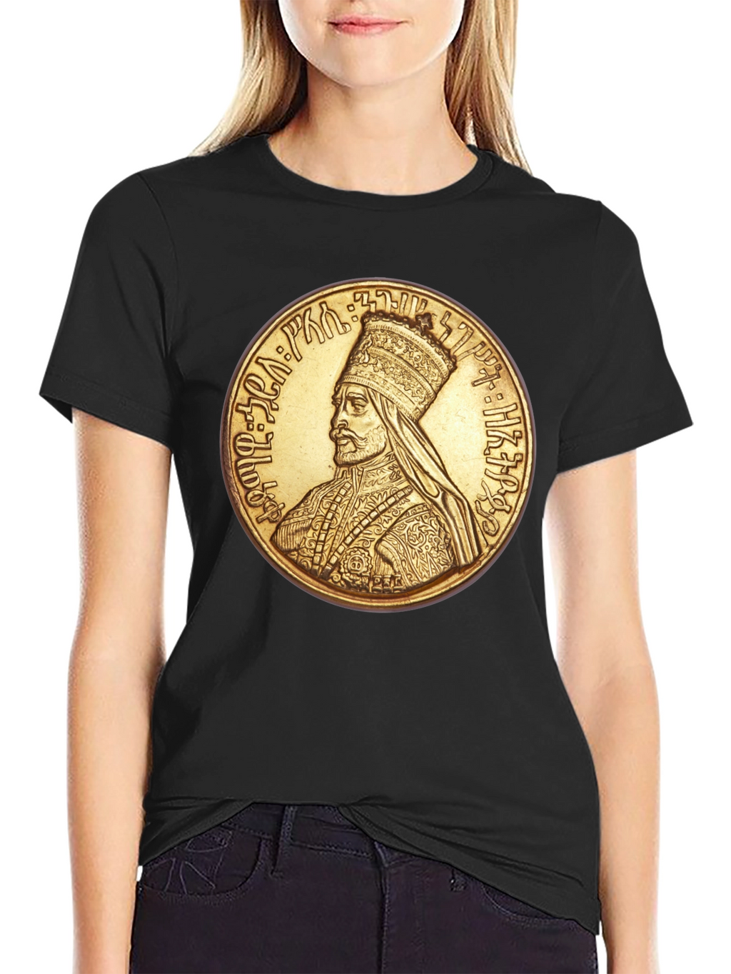 Ethiopian Emperor T-Shirt - Black