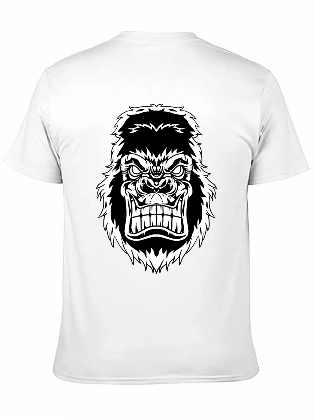 Mens Gorilla Graphic Tee - Black