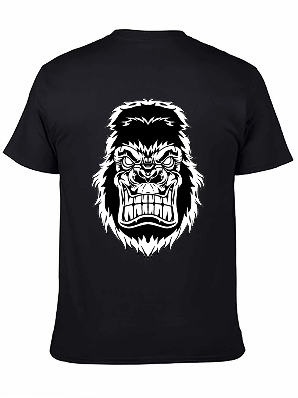 Mens Gorilla Graphic Tee - Black