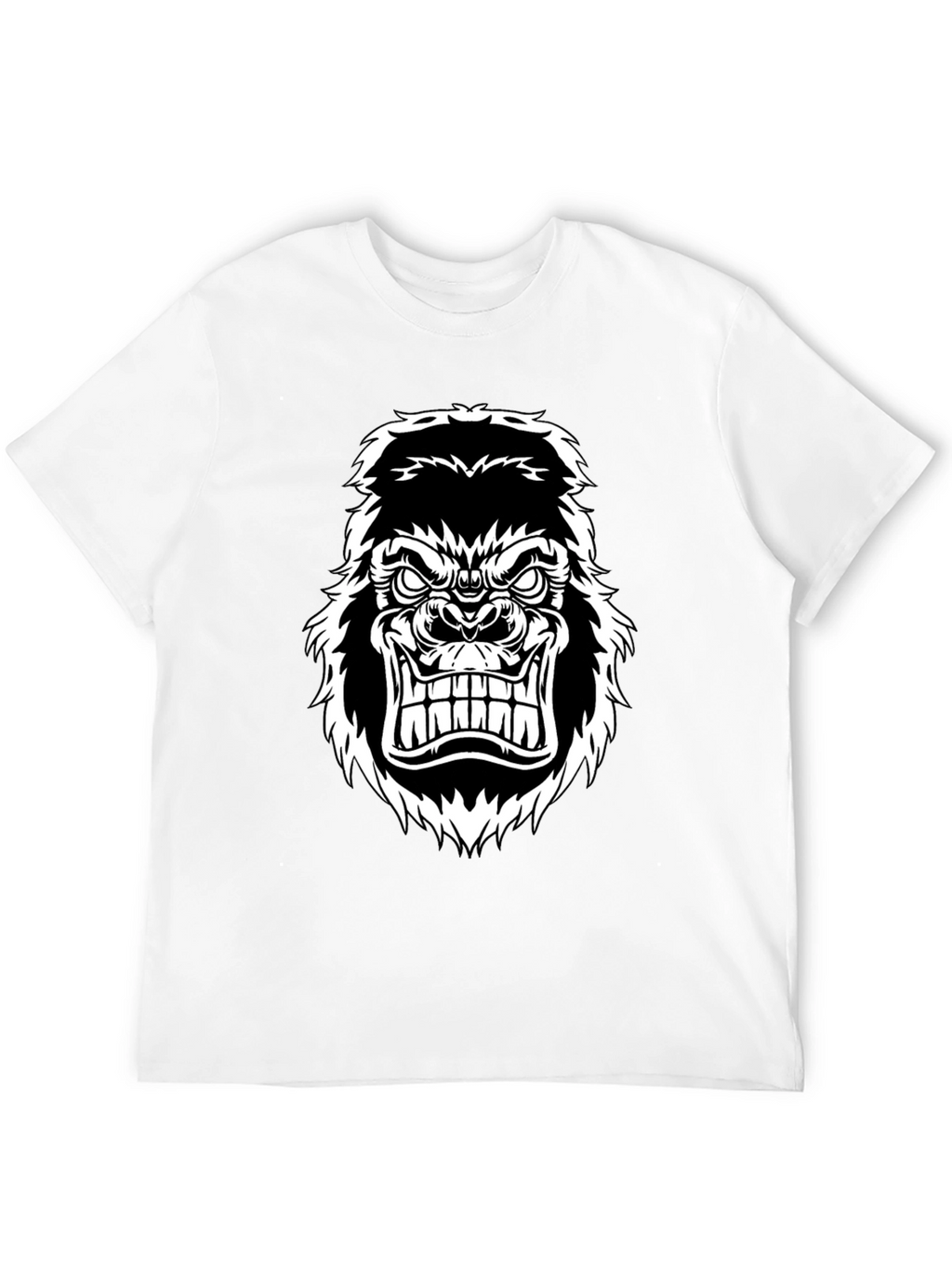 Mens Gorilla Graphic Tee - Black