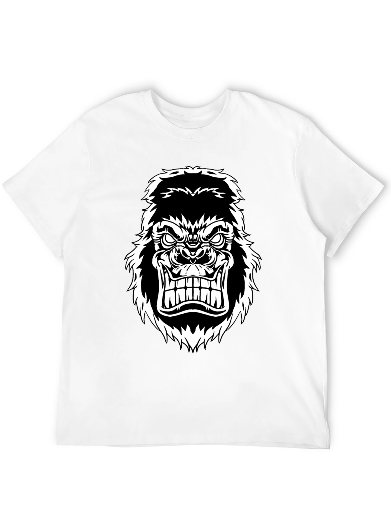 Mens Gorilla Graphic Tee - Black