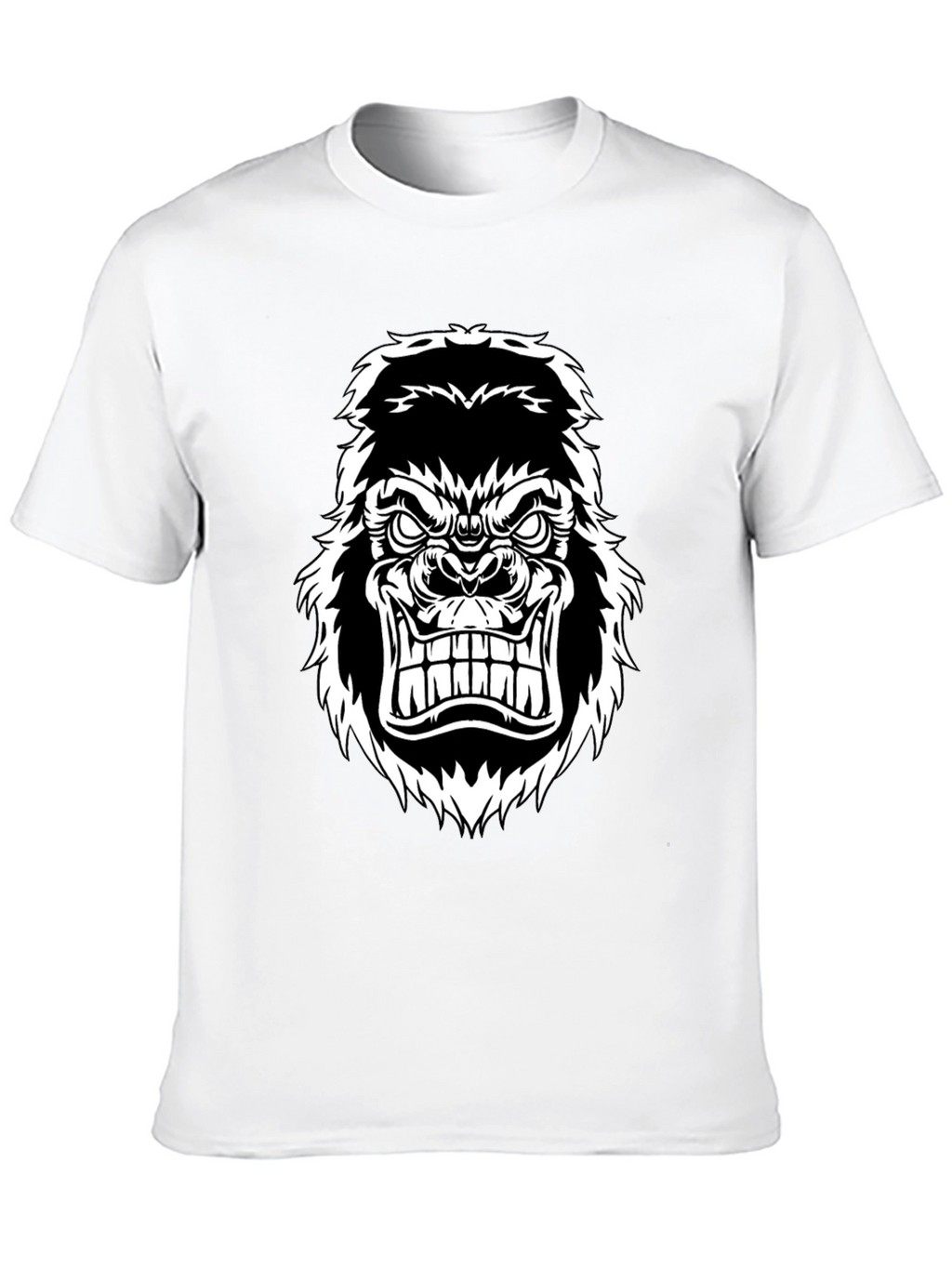 Mens Gorilla Graphic Tee - Black