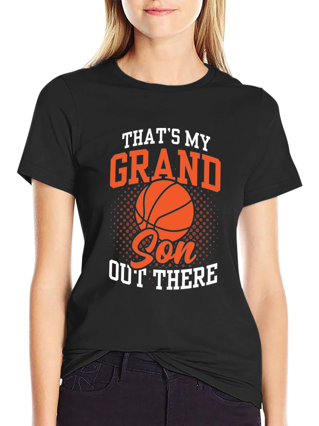 Thats My Grandson Out There Basketball Graphic Tee