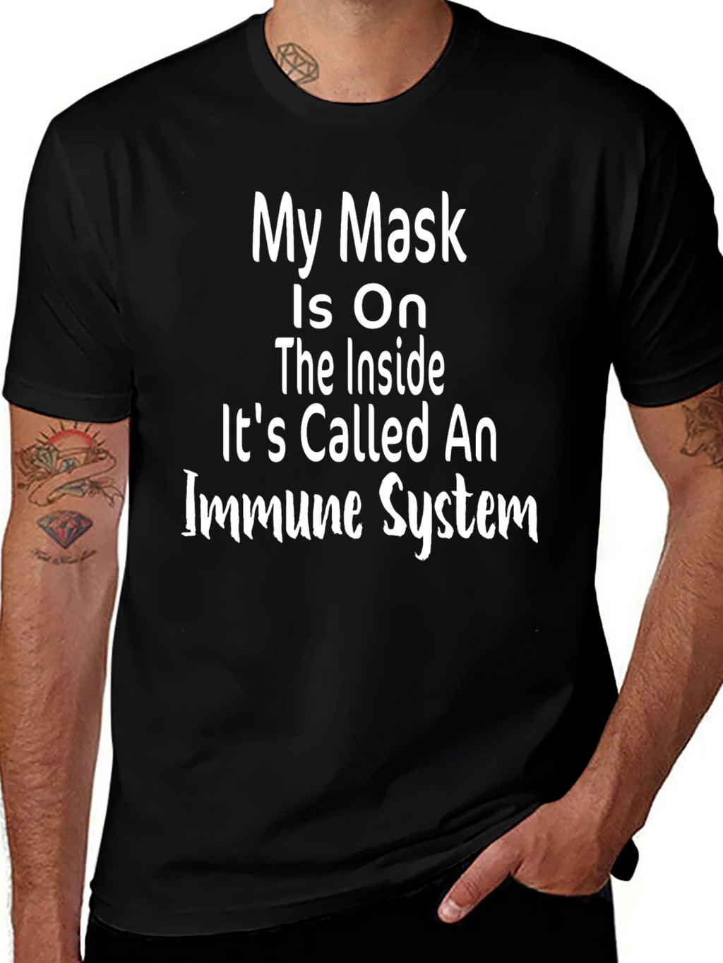 My Mask Is On The Inside Immune System T-Shirt