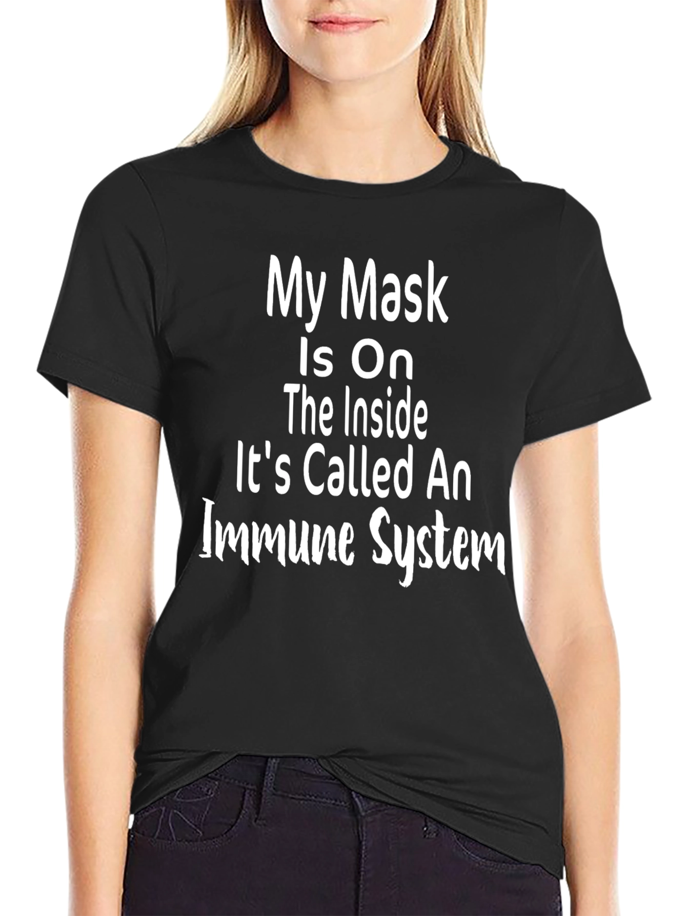 My Mask Is On The Inside Immune System T-Shirt