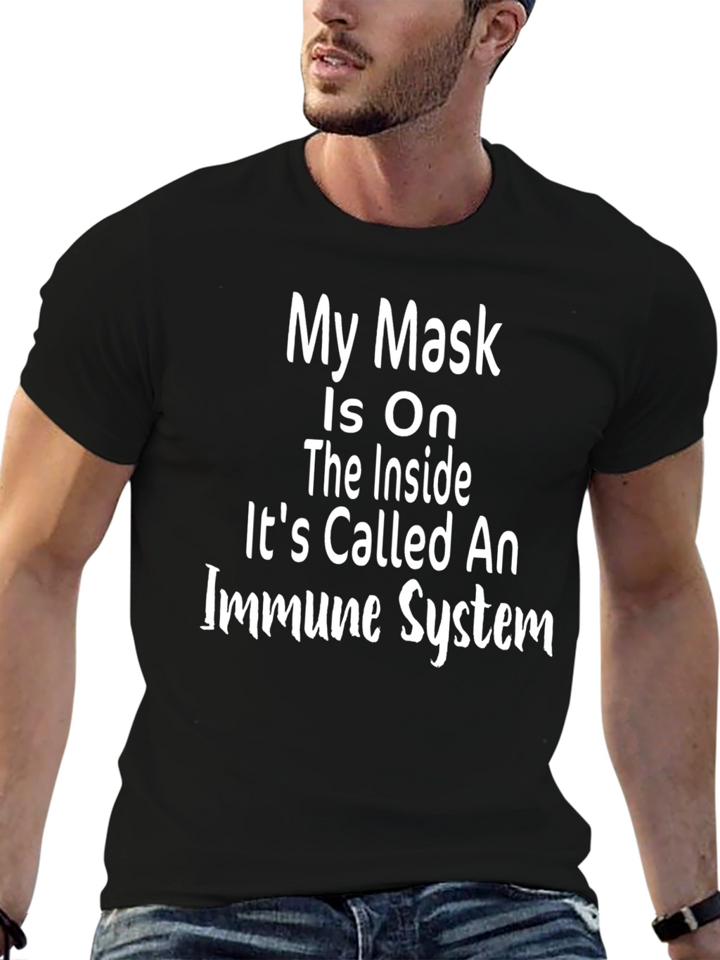 My Mask Is On The Inside Immune System T-Shirt