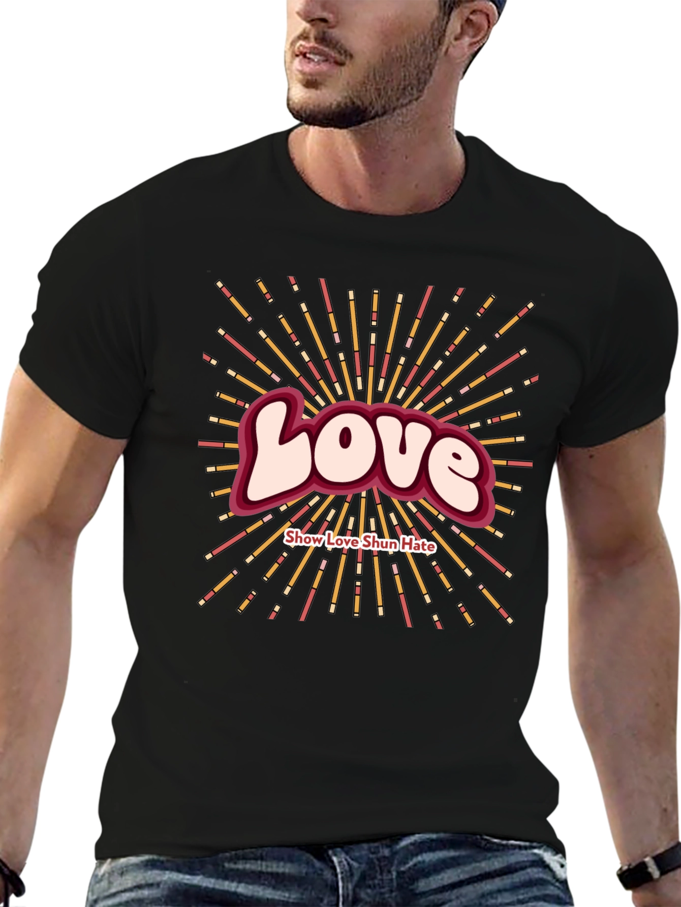 Love Show Love Shun Hate Graphic T-Shirt