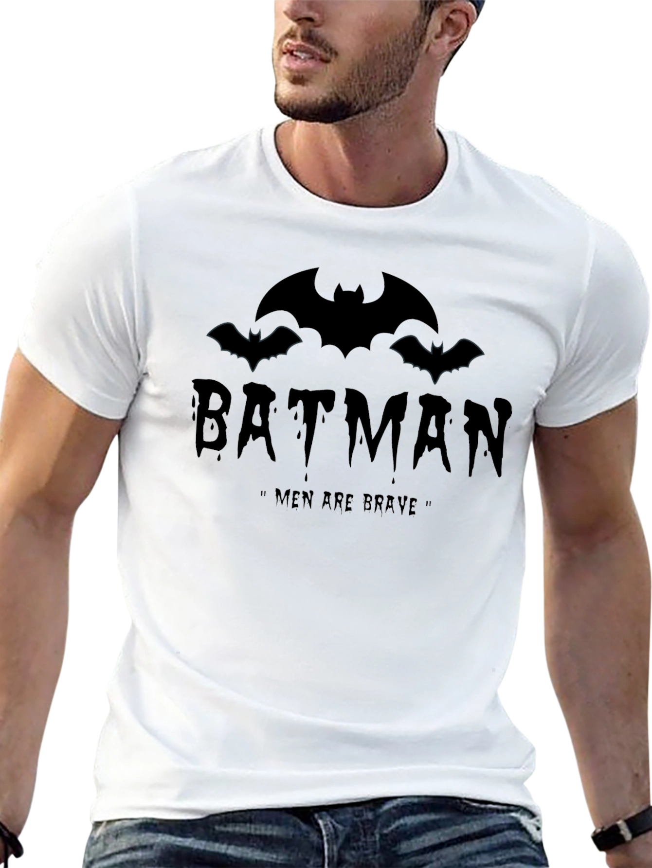 Batman Men Are Brave Graphic T-Shirt