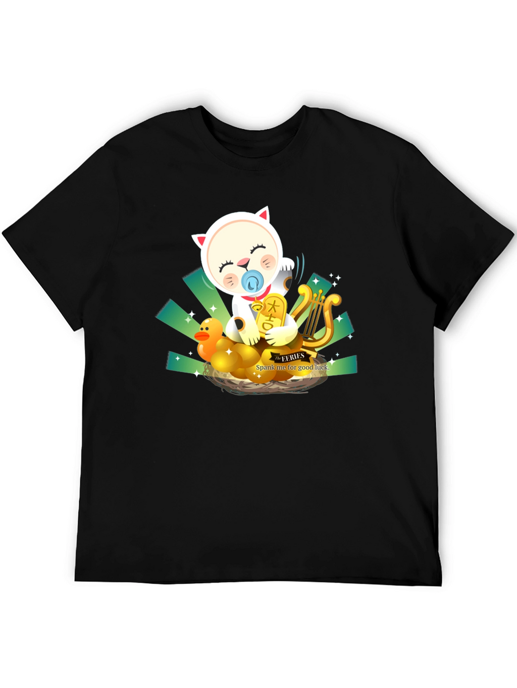 Lucky Baby Cat T-Shirt