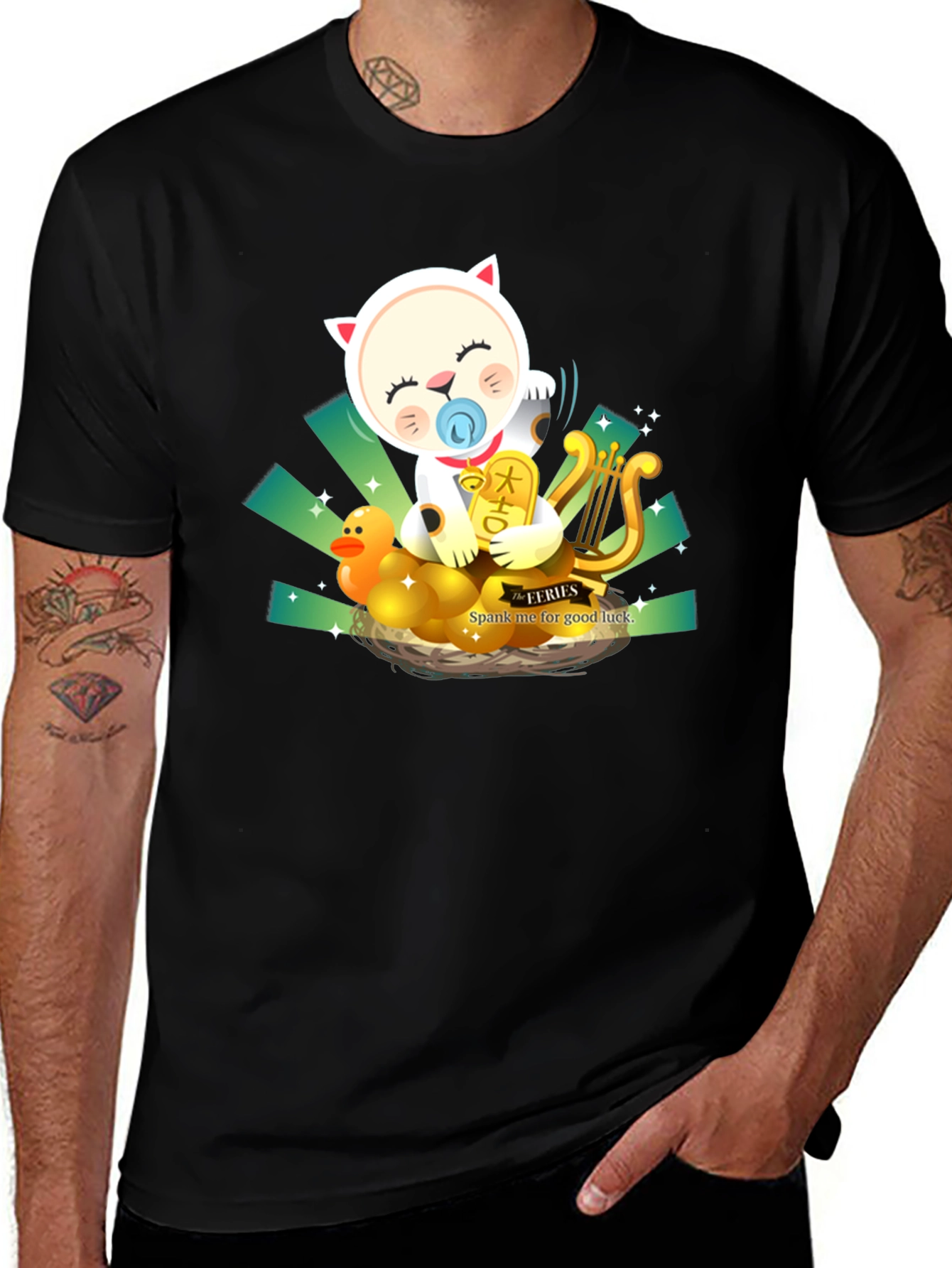 Lucky Baby Cat T-Shirt