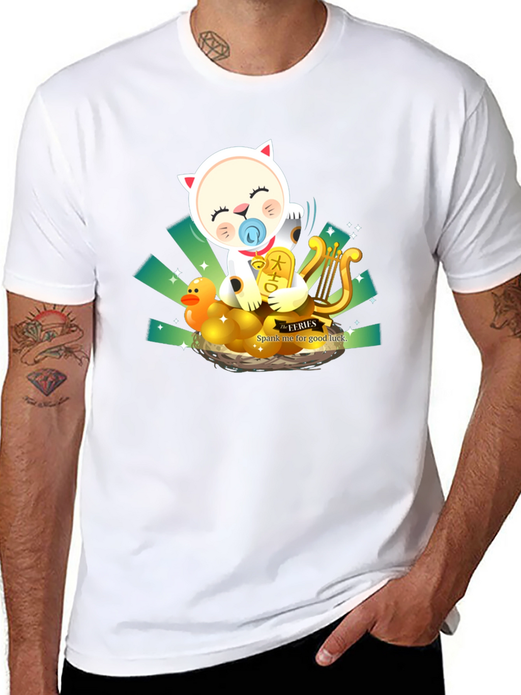 Lucky Baby Cat T-Shirt