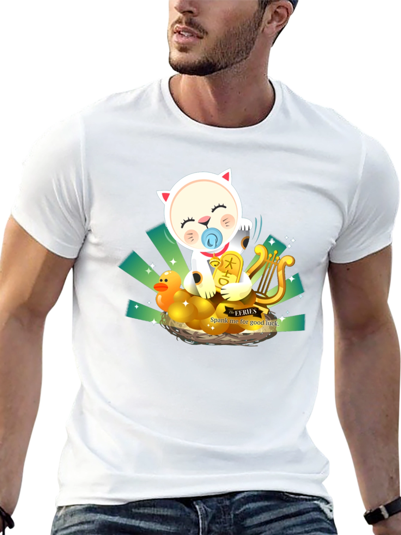 Lucky Baby Cat T-Shirt