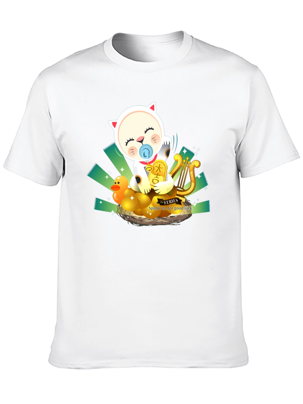 Lucky Baby Cat T-Shirt