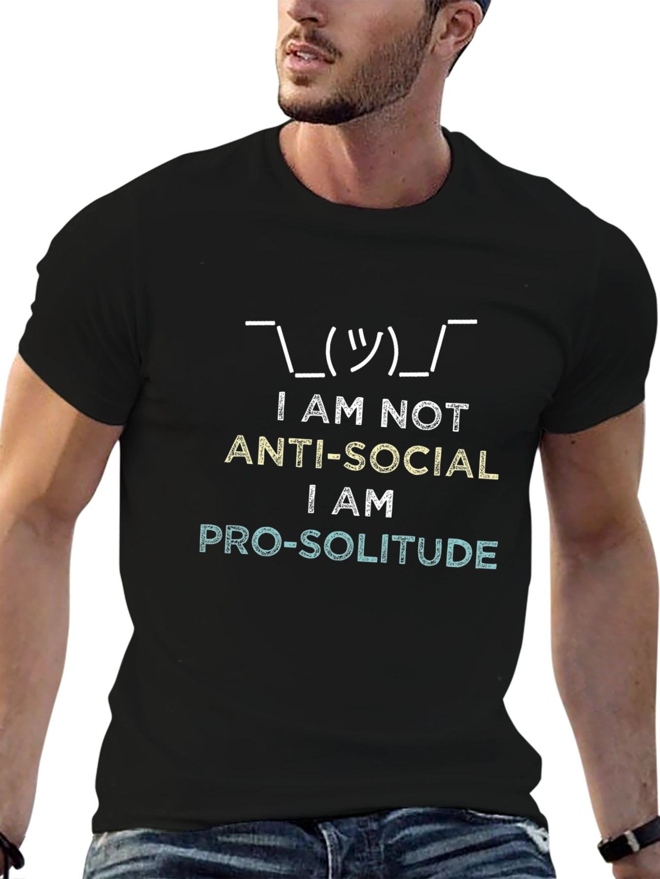 Anti-Social / Pro-Solitude Graphic T-Shirt