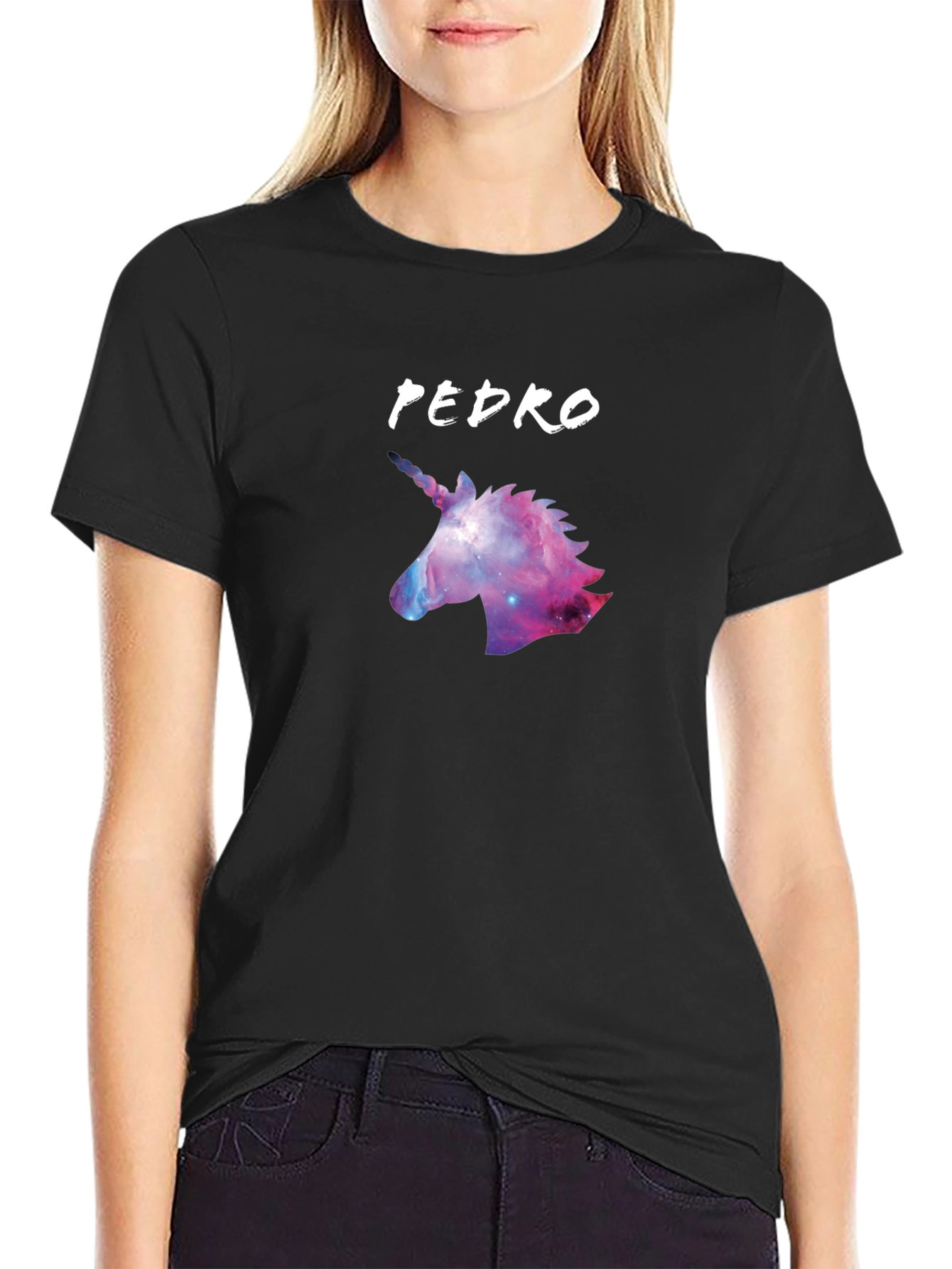 Galaxy Unicorn T-Shirt - Personalized Name Tee
