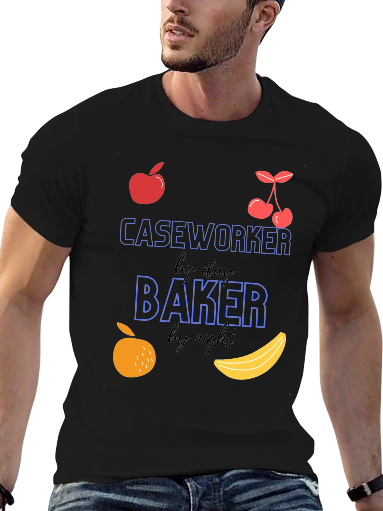 Caseworker by Day Baker by Night T-Shirt