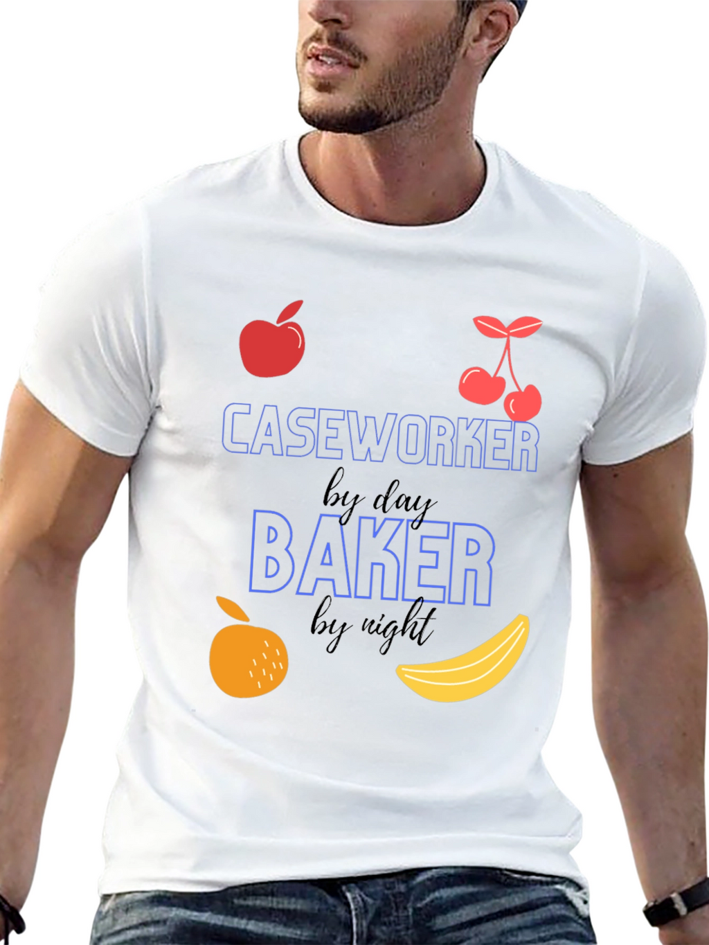 Caseworker by Day Baker by Night T-Shirt